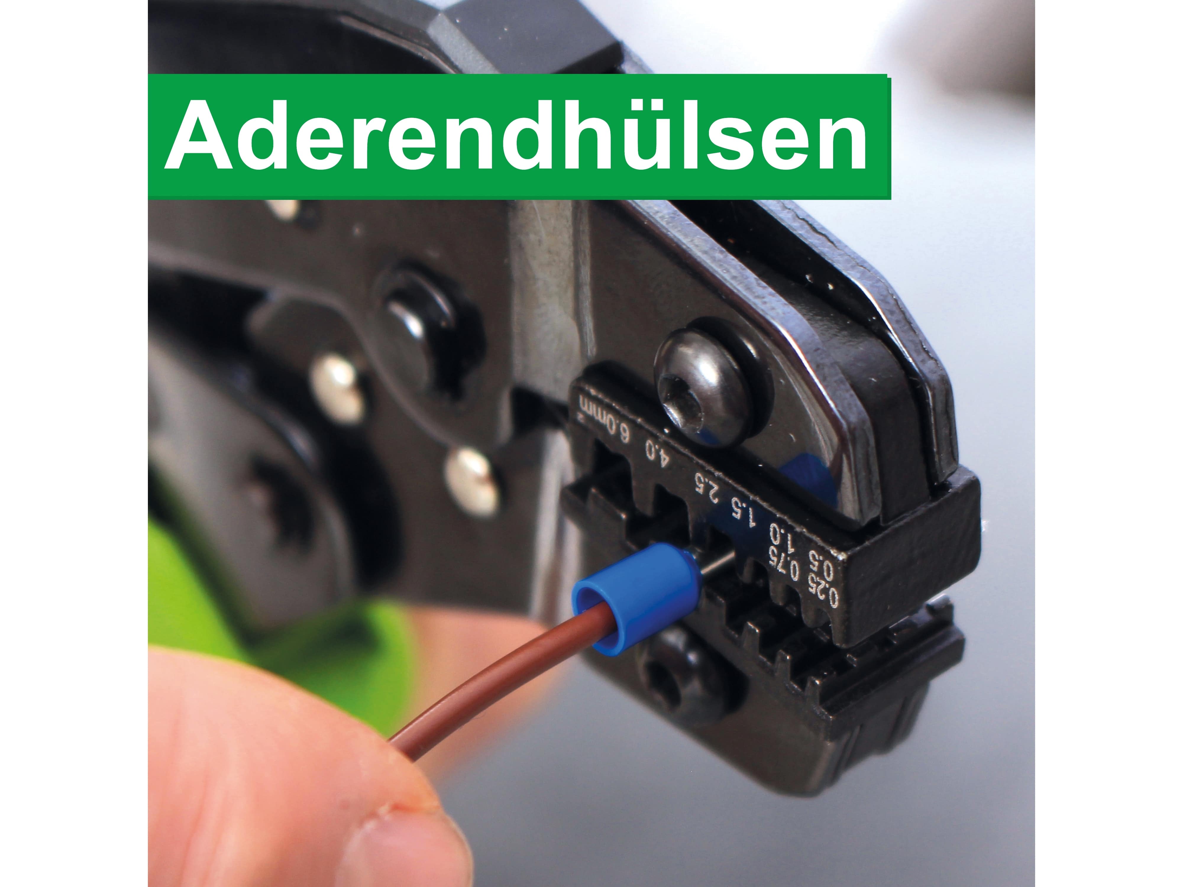 QUADRIOS Wechseleinsatz "Aderendhülsen" für Crimpzange 22T013