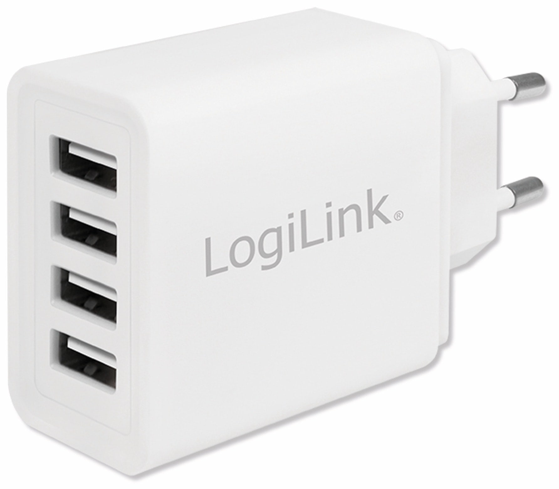 LOGILINK USB-Lader PA0211W, 4-fach, 4,8 A, weiss LOGILINK USB-Lader PA0211W, 4-fach, 4,8 A, weiss