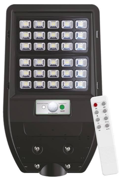 LUXULA Solar-Straßenleuchte, 50 W, 600 lm, mit PIR Sensor LUXULA Solar-Straßenleuchte, 50 W, 600 lm, mit PIR Sensor