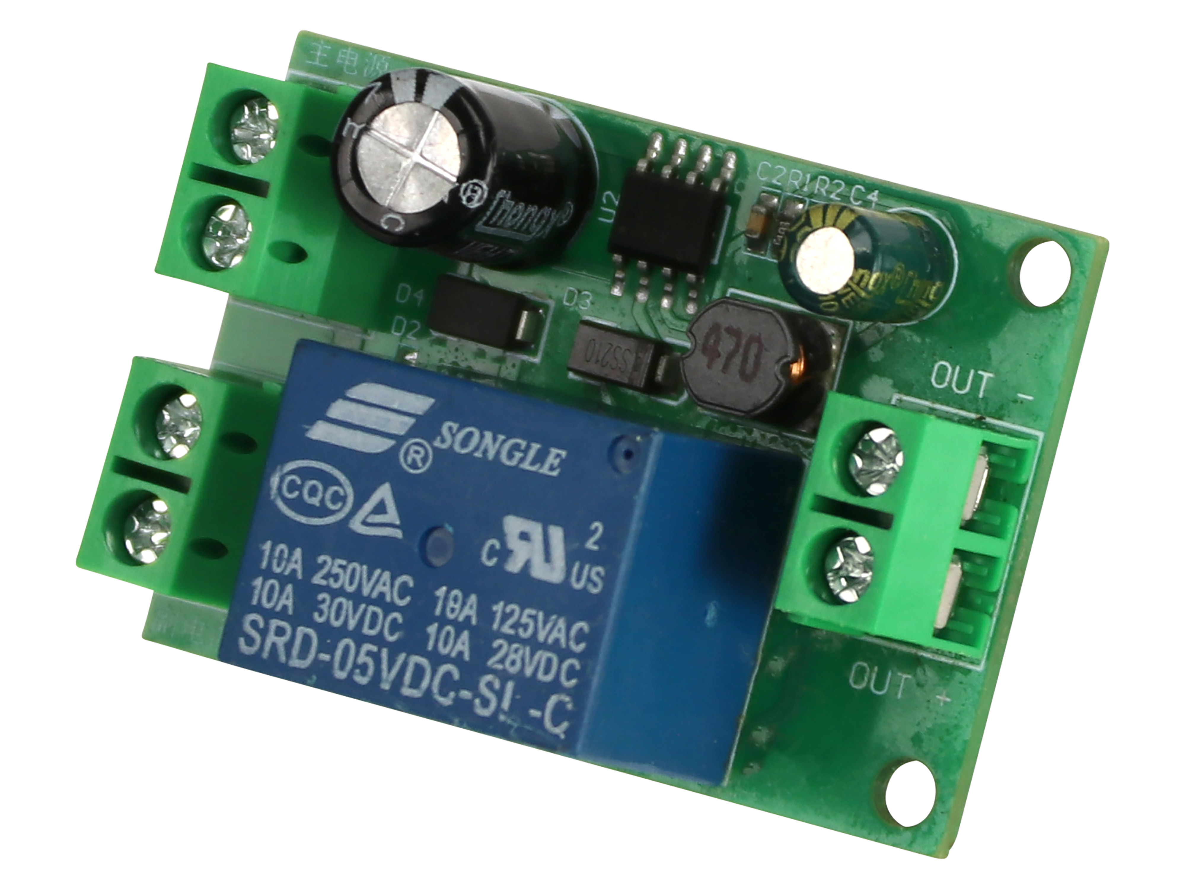 DAYPOWER Backup-Schaltmodul Power-Backup-DC, 2 Kanal, 7-30 V DC, 10 A