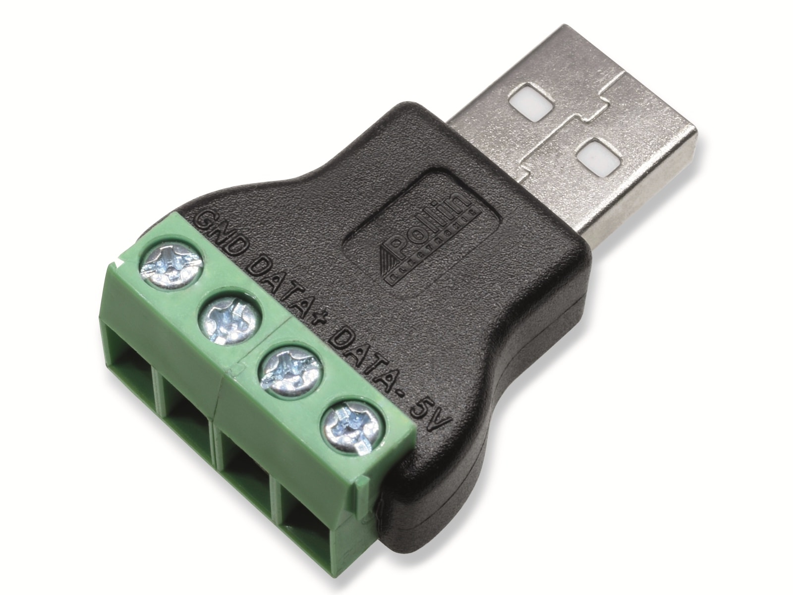 Steckverbinder, USB A, Schraubanschluss, Stecker Steckverbinder, USB A, Schraubanschluss, Stecker