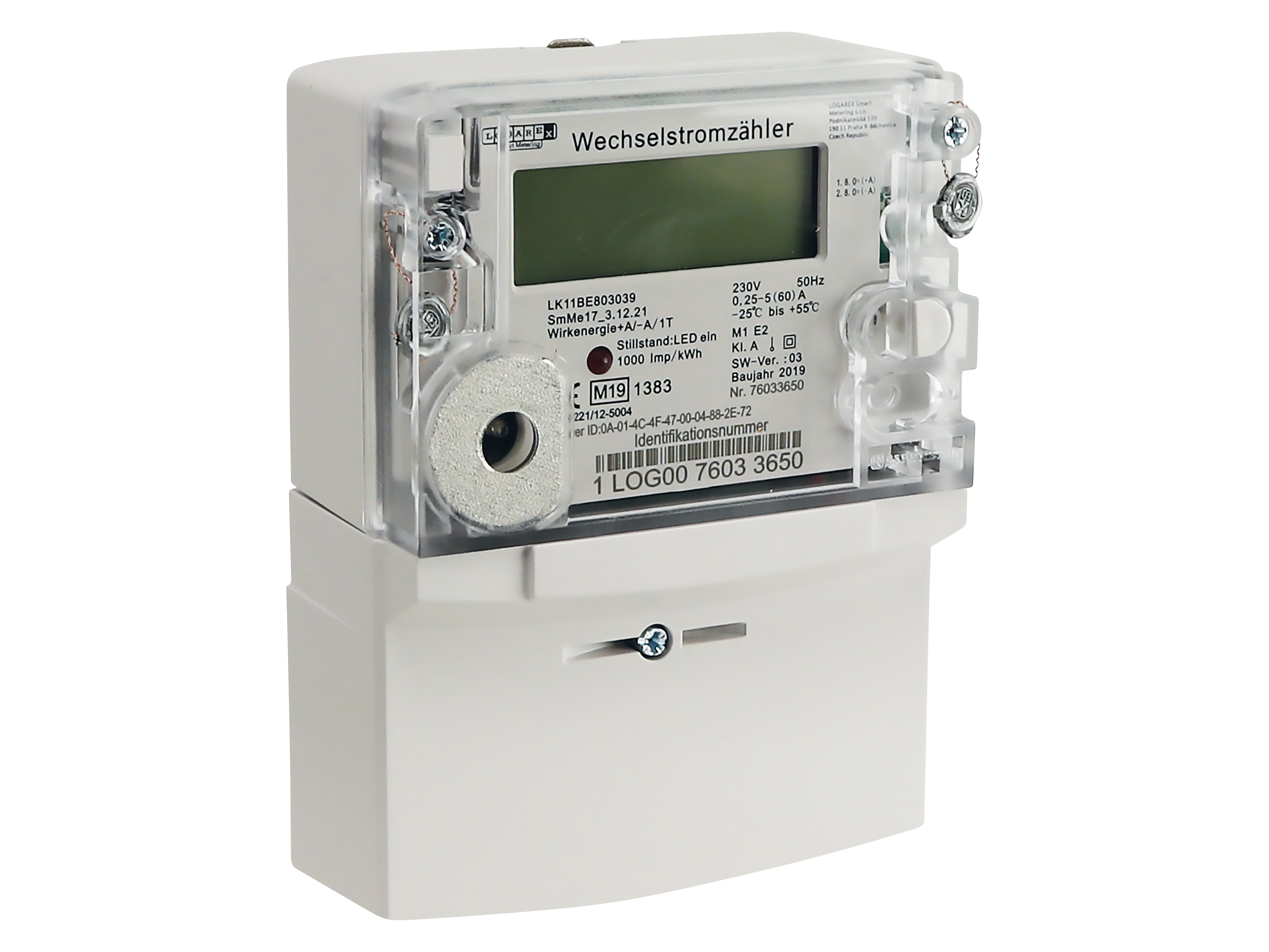 LOGAREX Wechselstromzähler LK11BE803039 LOGAREX Wechselstromzähler LK11BE803039