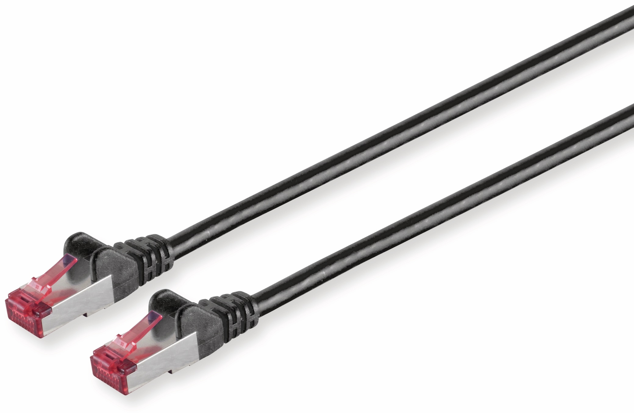 S-IMPULS CAT.6a Netzwerkkabel, S/FTP, PIMF, halogenfrei, schwarz, 0,15 m S-IMPULS CAT.6a Netzwerkkabel, S/FTP, PIMF, halogenfrei, schwarz, 0,15 m