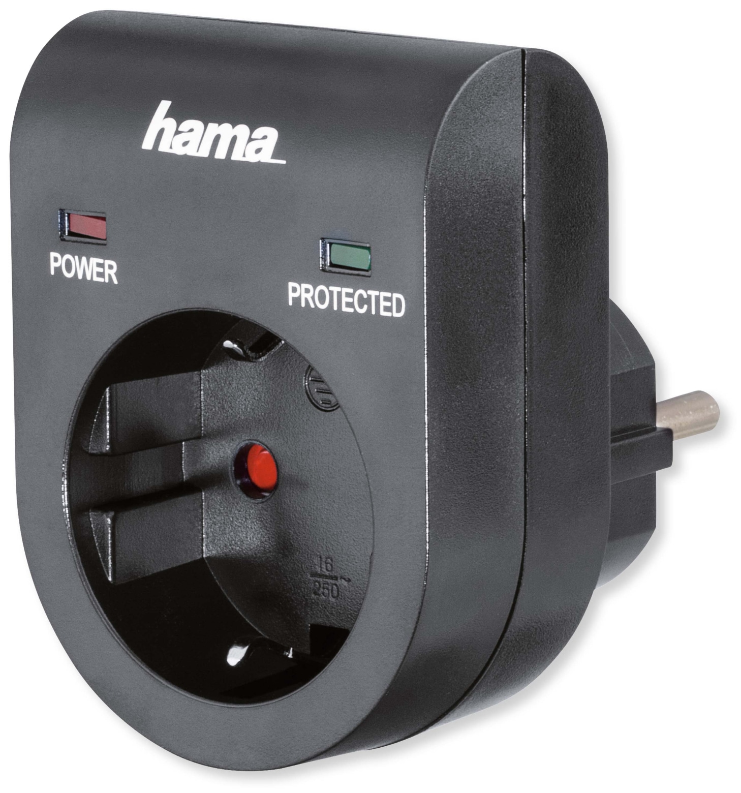 Hama Überspannungsschutz-Gerätestecker, schwarz, 3500 W Hama Überspannungsschutz-Gerätestecker, schwarz, 3500 W