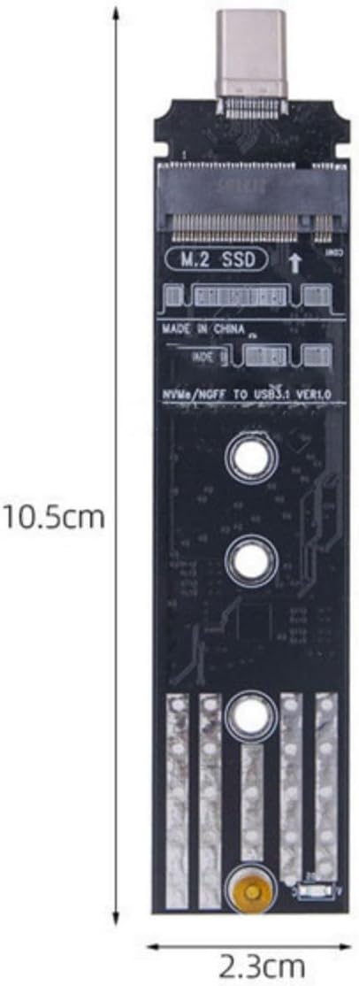 KUBII M.2 SSD SATA/NVMe auf USB 3.1-Adapter