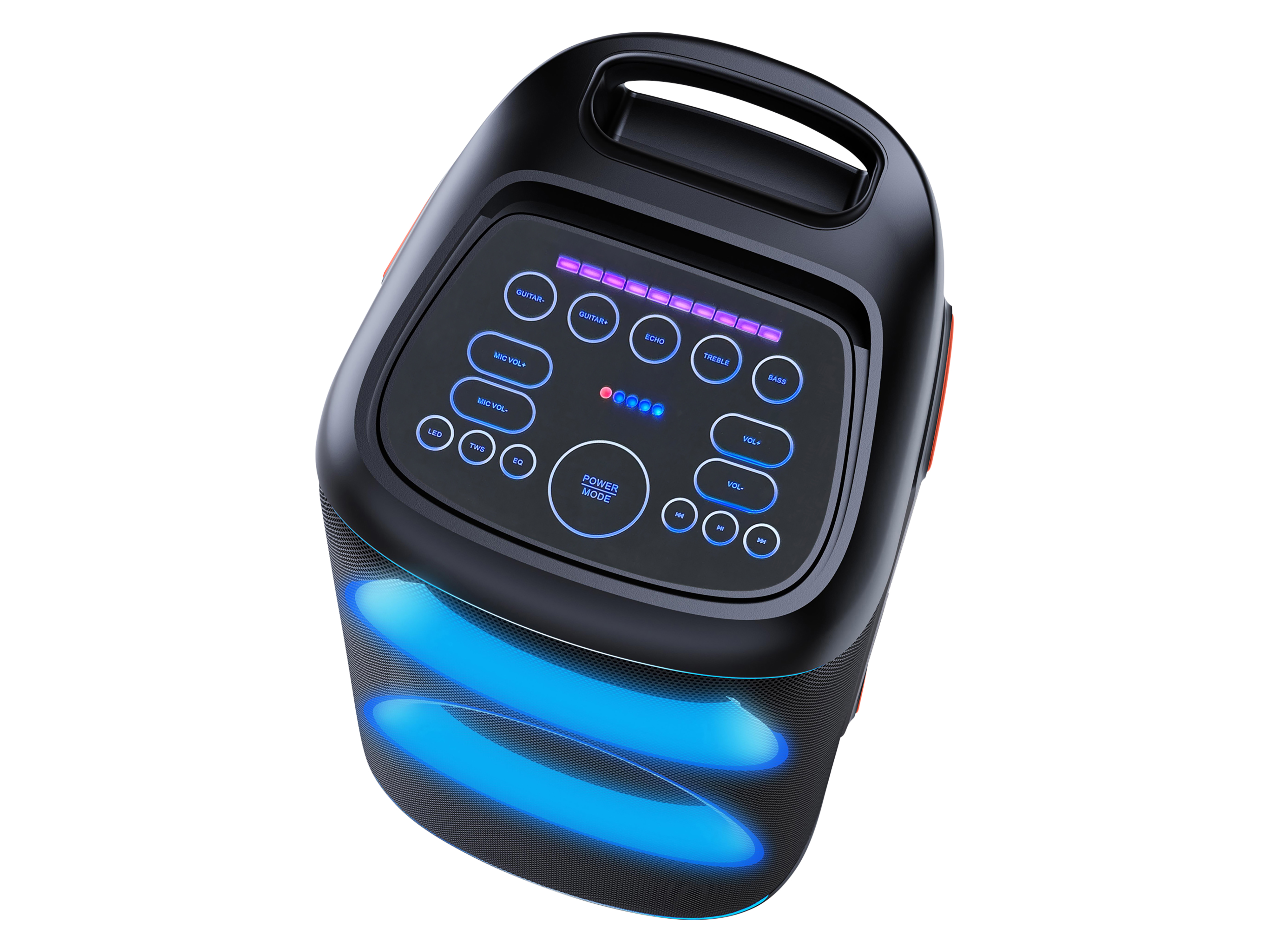 Bluetooth Lautsprecher DENVER BPS-470, 200 W, mit Licht-Animation