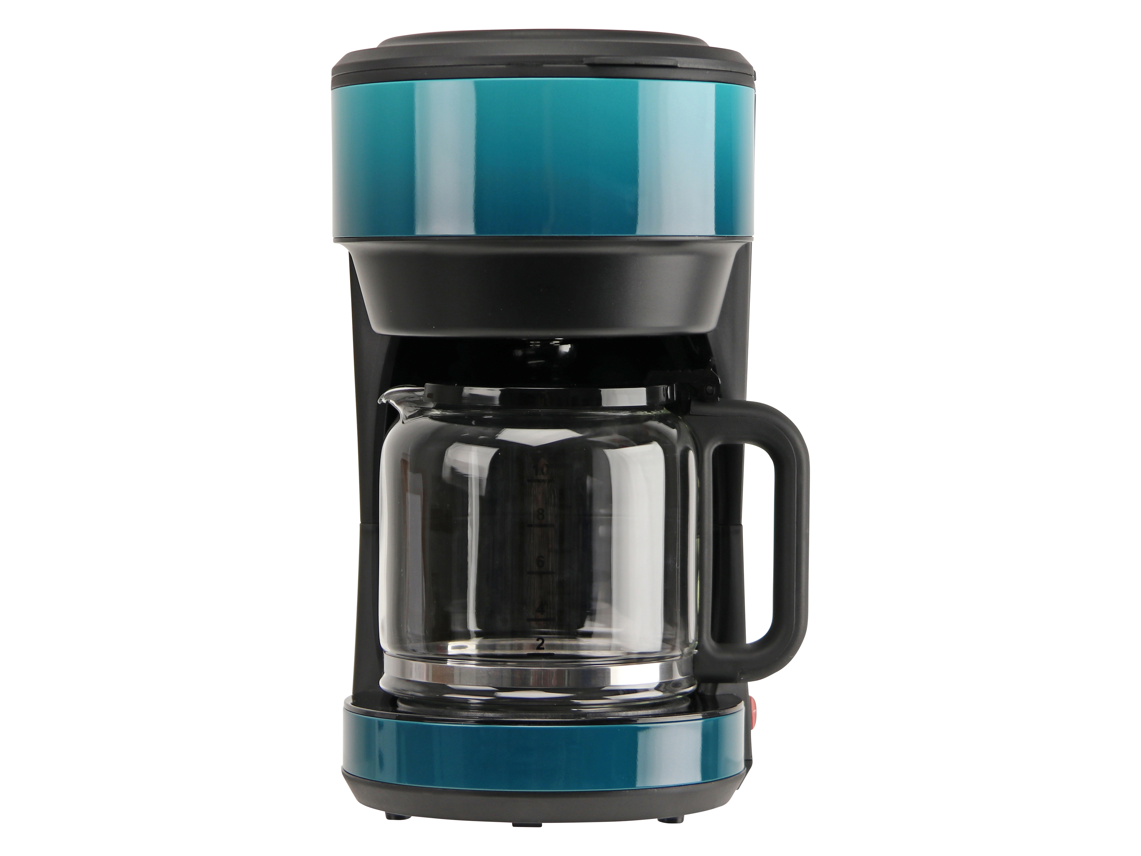 Kaffeemaschiene, Ombré, 1000 W, schwarz/blau