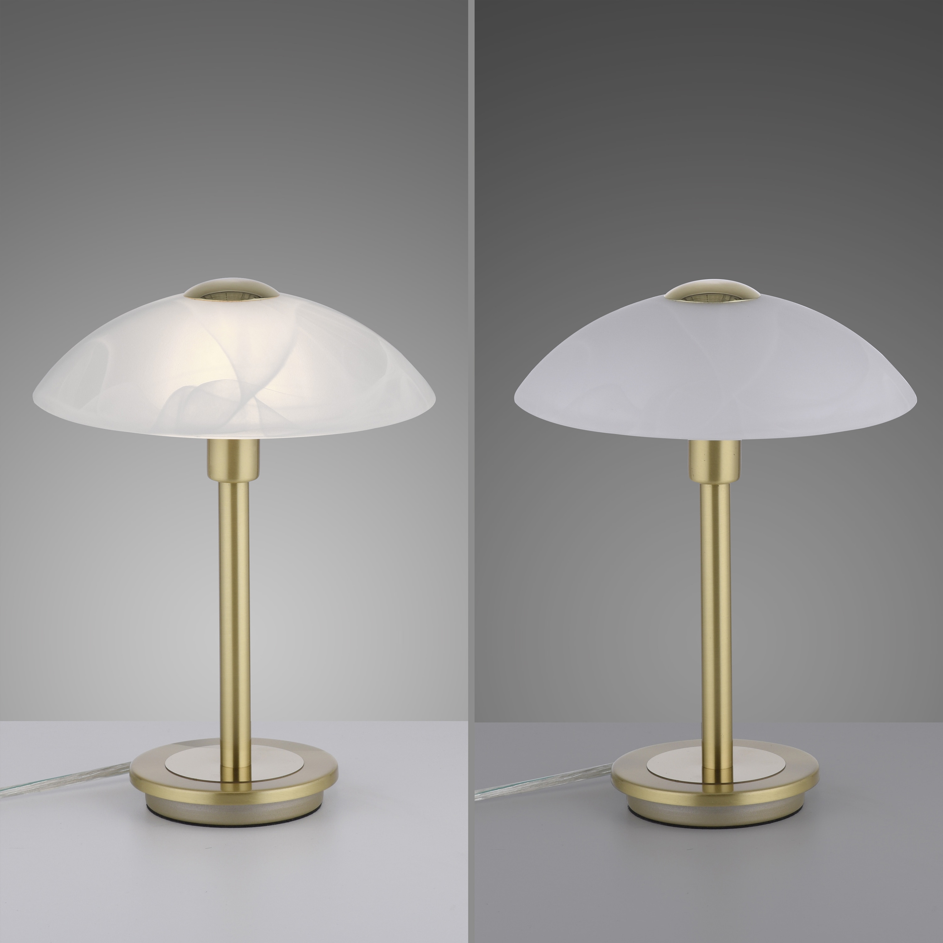 PAUL NEUHAUS LED-Tischleuchte 4026-60 messing-matt, G9, 2,6 W, 265 lm, 3000 K