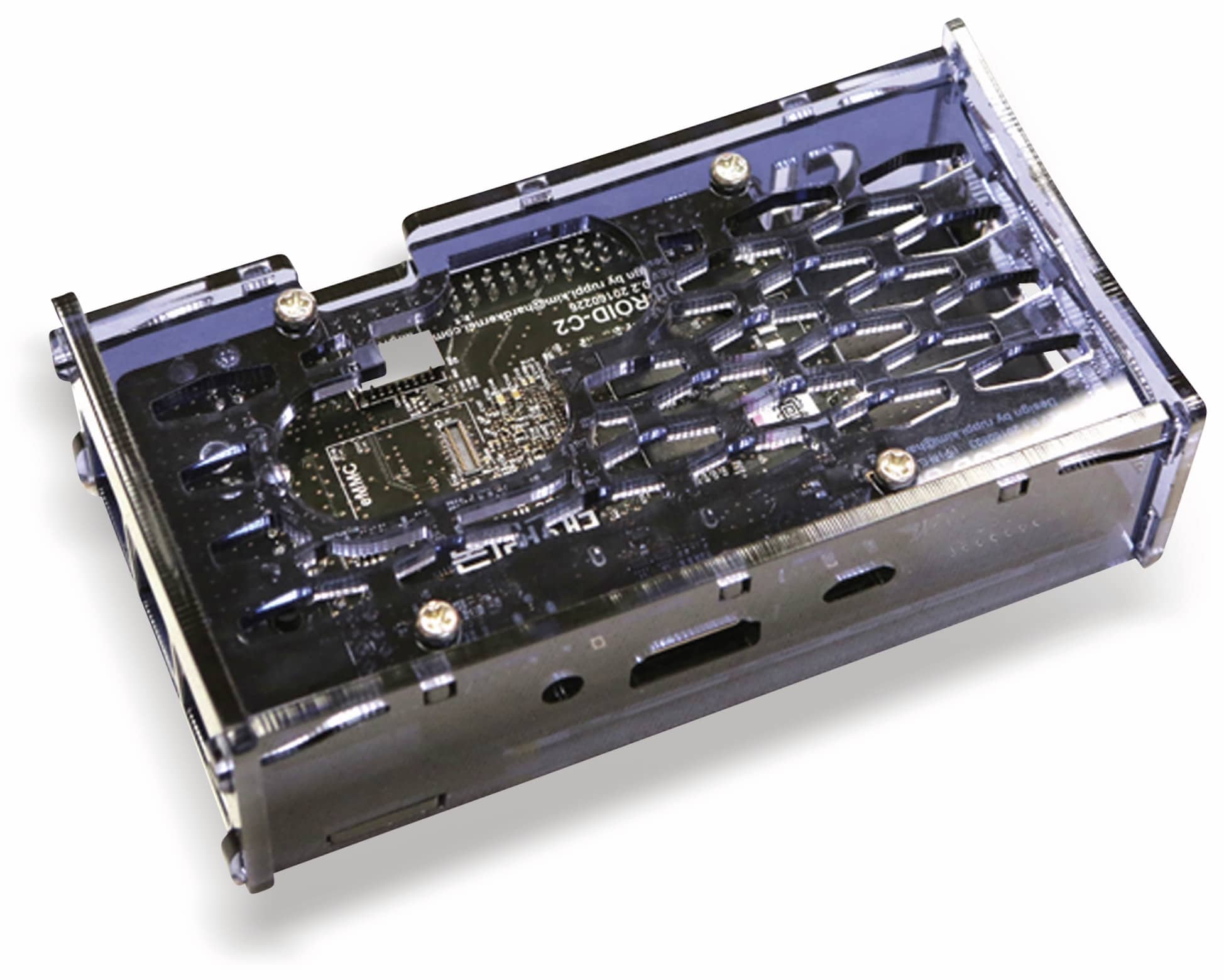 ODROID-C1/C2 LCD Shield Gehäuse, rauch-blau