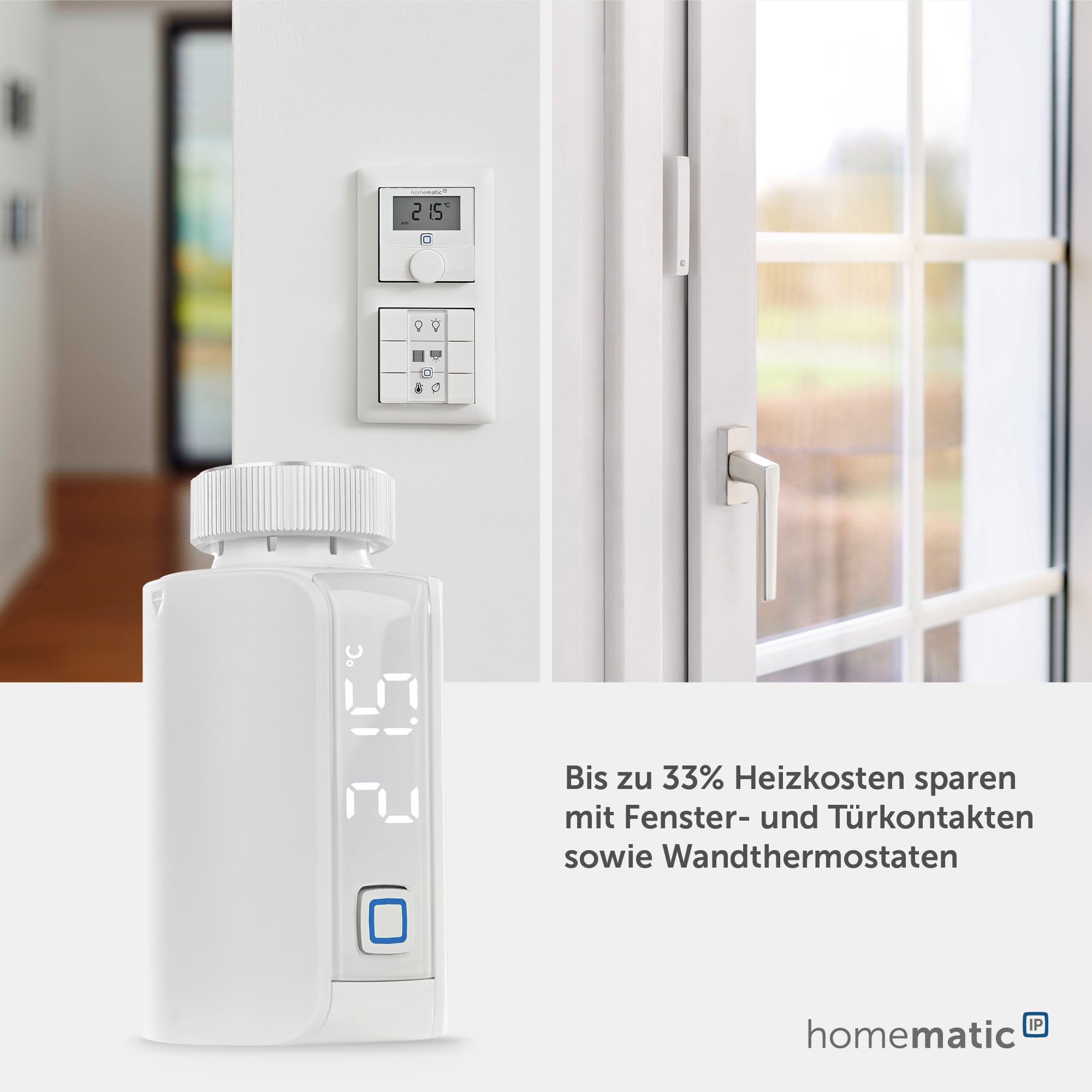 HOMEMATIC IP 155105A0, Heizkörperthermostat EVO