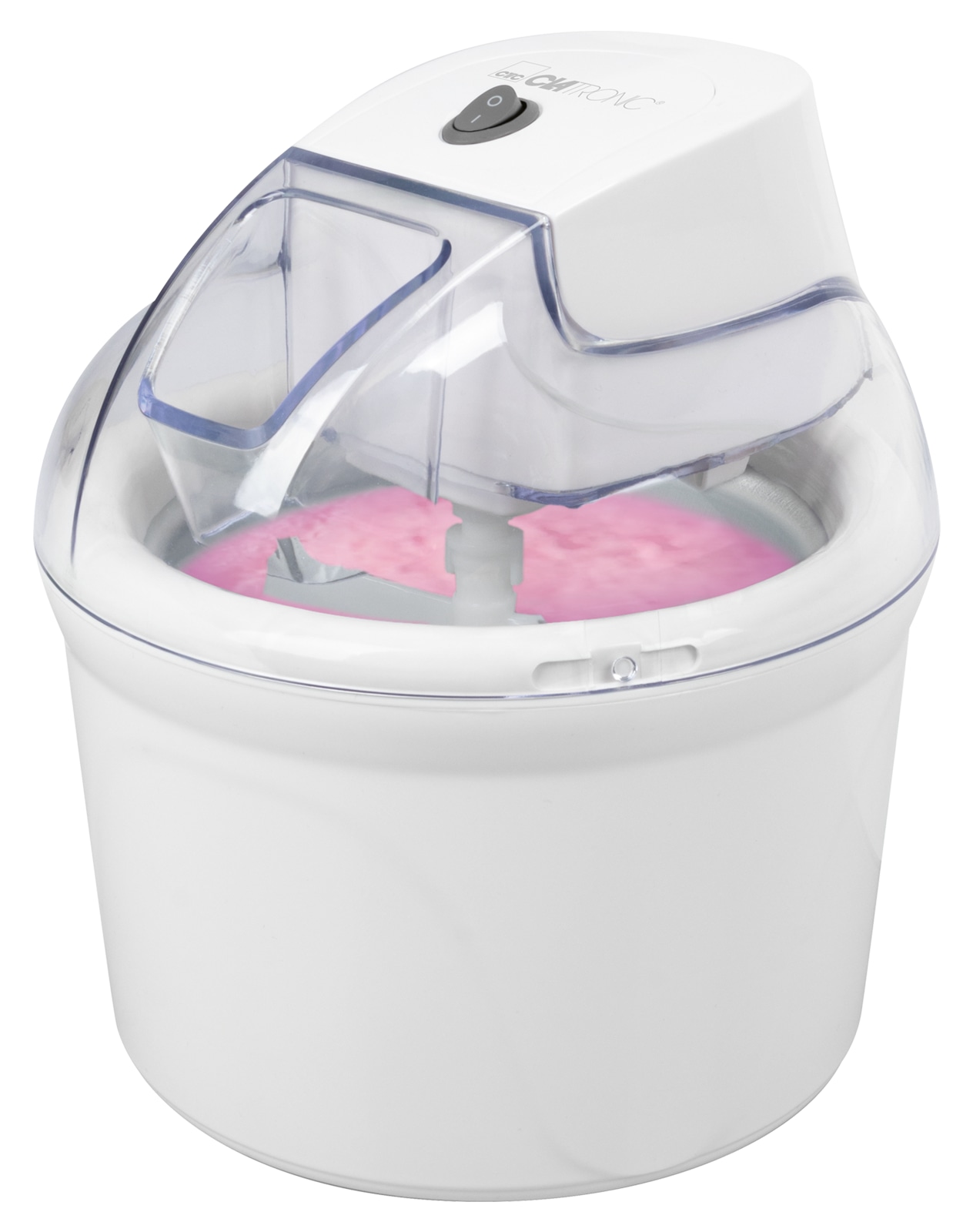 CLATRONIC Eismaschine ICM 3764, 1,5L, mit Kältespeicher, inkl. Rezepten