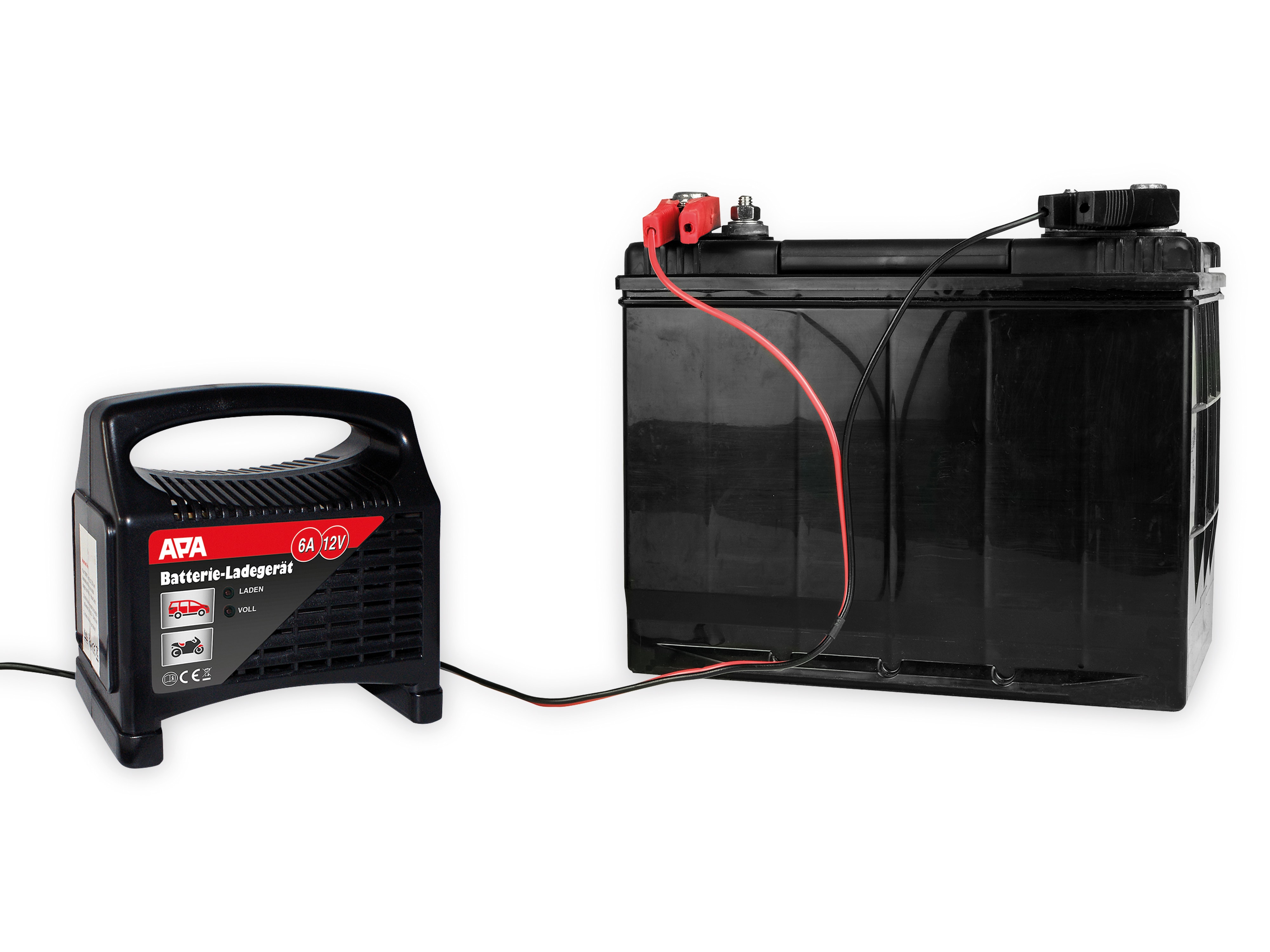 APA Batterie-Ladegerät 16625, 12V, 6A