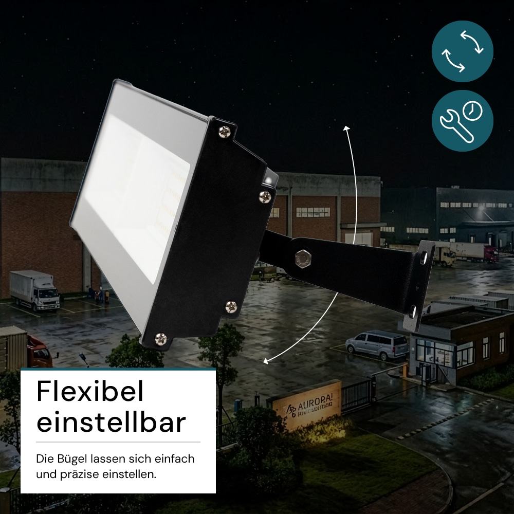 LUXULA LED-Hallenleuchte LX500141, HighBay, linear, 100W, 10000lm, 4000K
