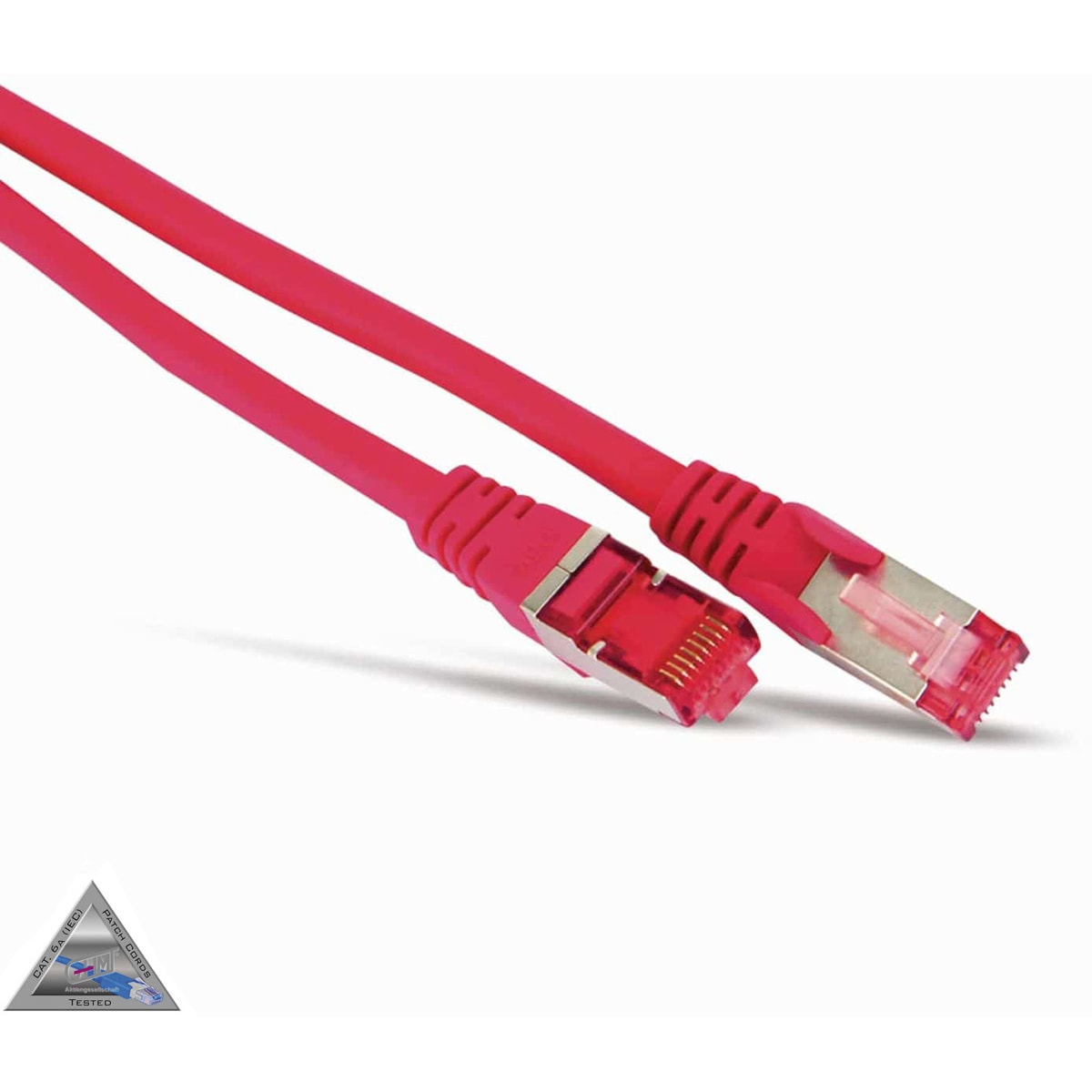 S-IMPULS CAT.6a Patchkabel, halogenfrei, GHMT zertifiziert, 0,25 m, rot S-IMPULS CAT.6a Patchkabel, halogenfrei, GHMT zertifiziert, 0,25 m, rot