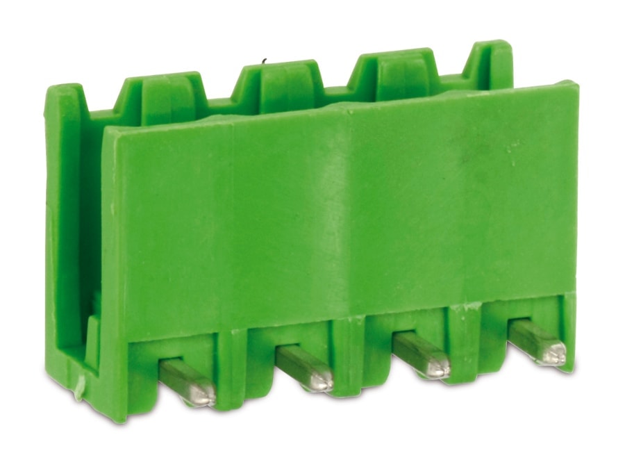 PTR A PHOENIX MECANO COMPANY Stiftleiste STLZ950, 4-polig, 90°, grün
