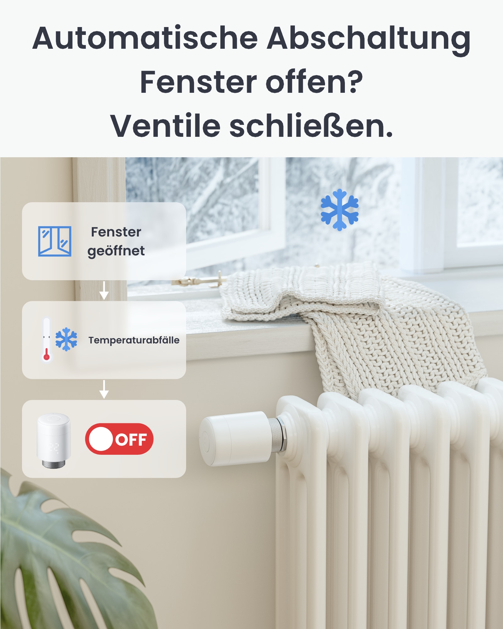 SWITCHBOT Heizkörperthermostat, weiß, 2 Stück