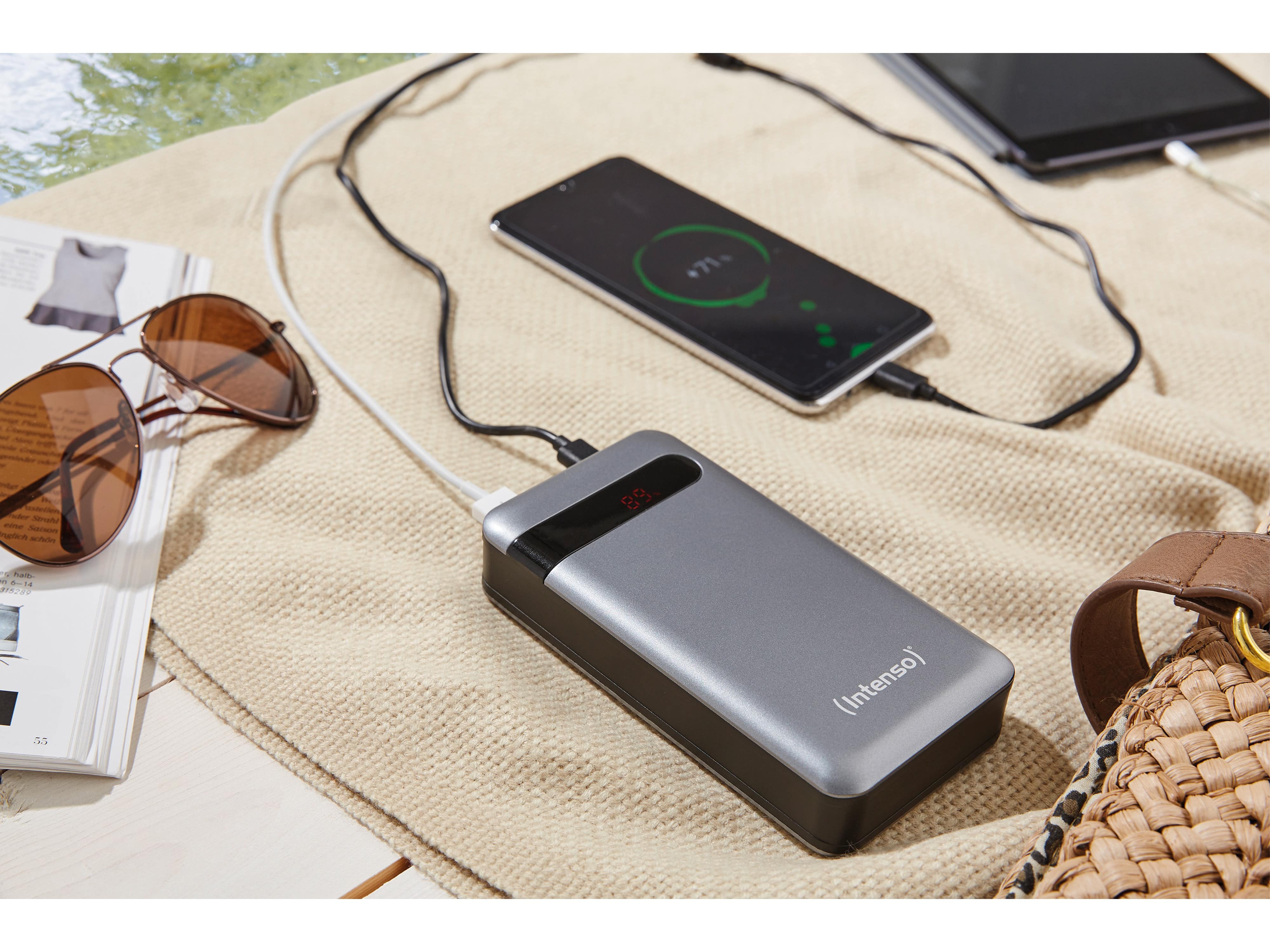 INTENSO USB Powerbank 7332354 PD 20000, 20.000mAh, anthrazit