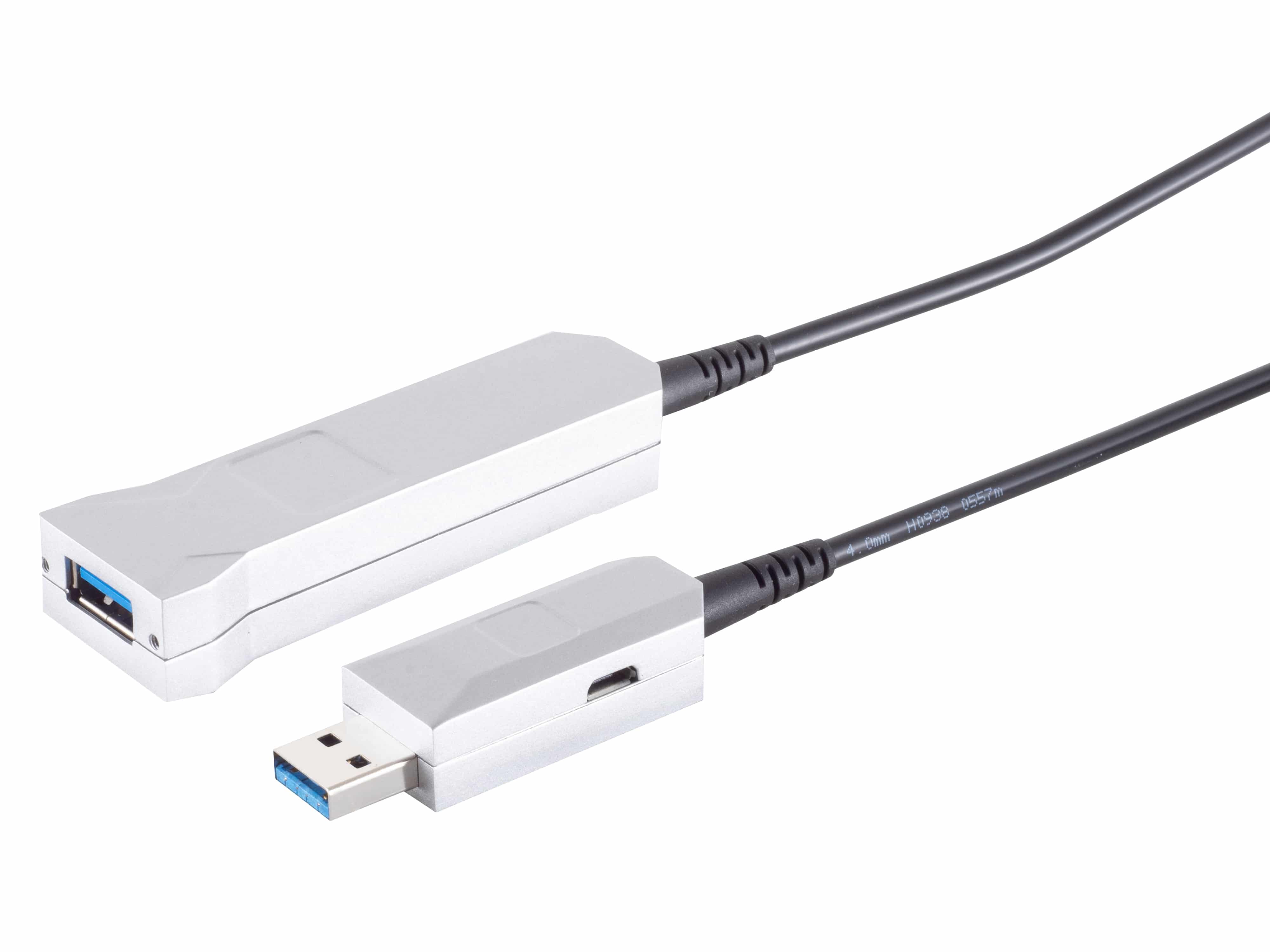 S-IMPULS Optische USB-A Verlängerung 3.0 5Gbps 15m