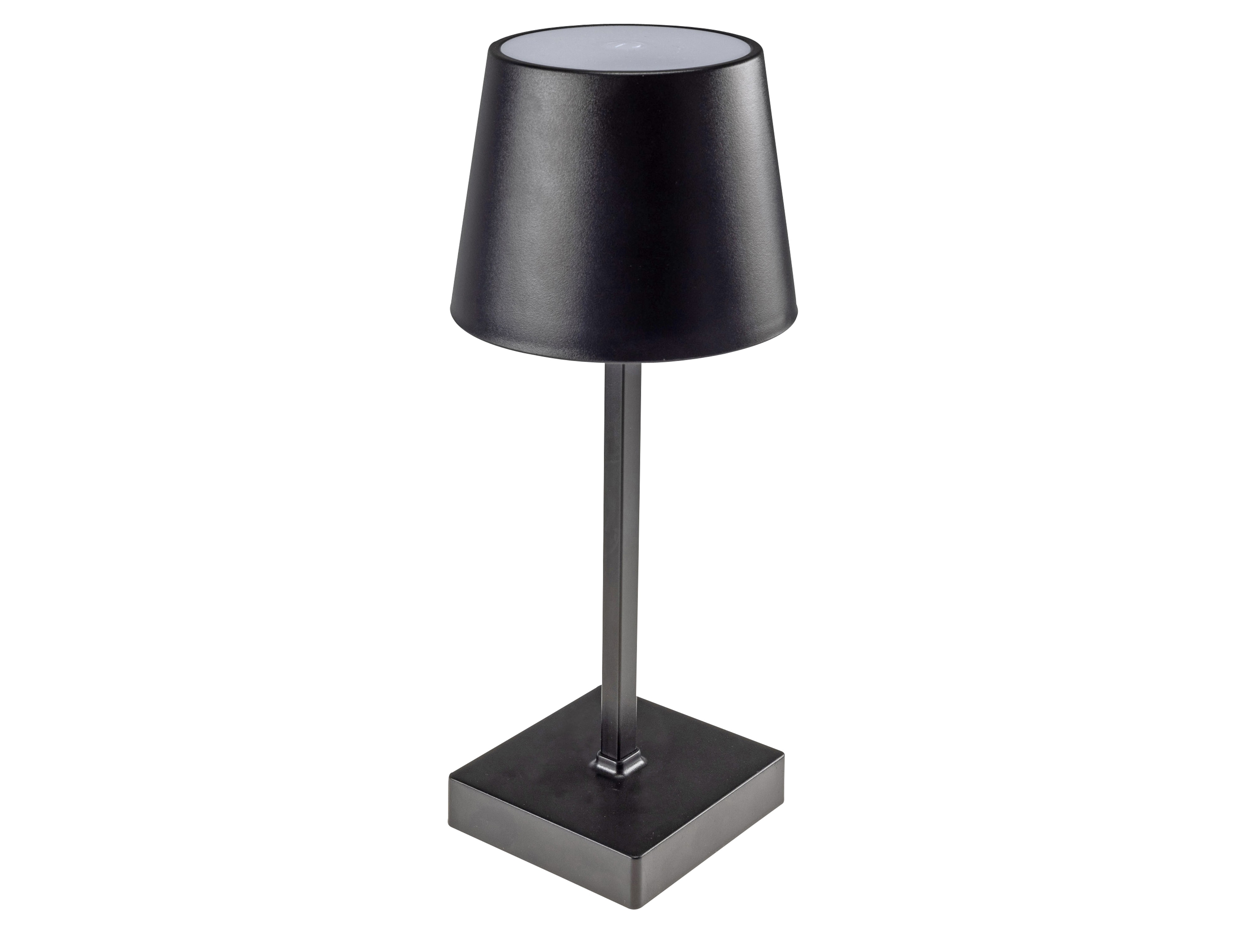 CHILITEC LED Tischleuchte, dimmbar, batteriebetrieben, schwarz CHILITEC LED Tischleuchte, dimmbar, batteriebetrieben, schwarz