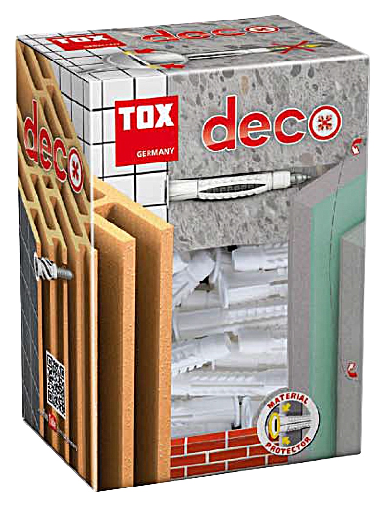 TOX Allzweckdübel Deco 010100051, 8/49, 100 Stück