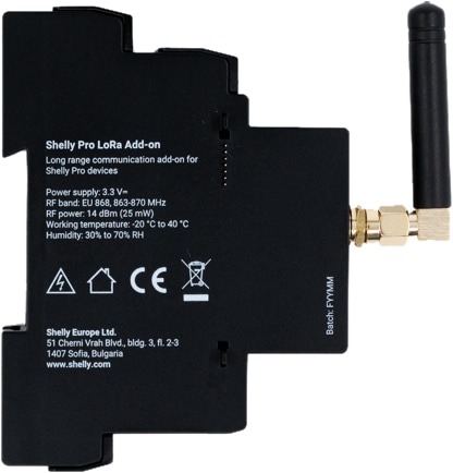 SHELLY Funkmodul Pro LoRa Add-on