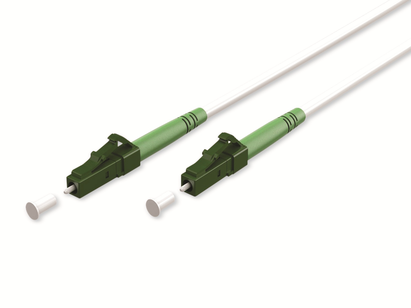 GOOBAY Singlemode Glasfaserkabel, FTTH, OS2, 9/125, Simplex, weiß, 1 m