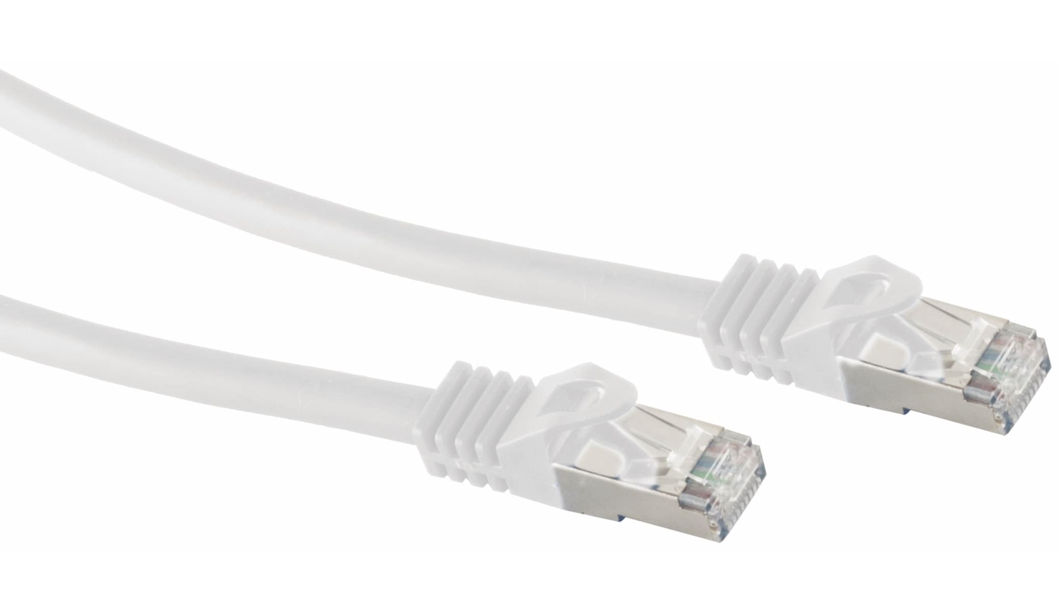 S-IMPULS RJ45 Patchkabel S/FTP (PIMF), m. CAT.7 Rohkabel, 2 m, weiß S-IMPULS RJ45 Patchkabel S/FTP (PIMF), m. CAT.7 Rohkabel, 2 m, weiß