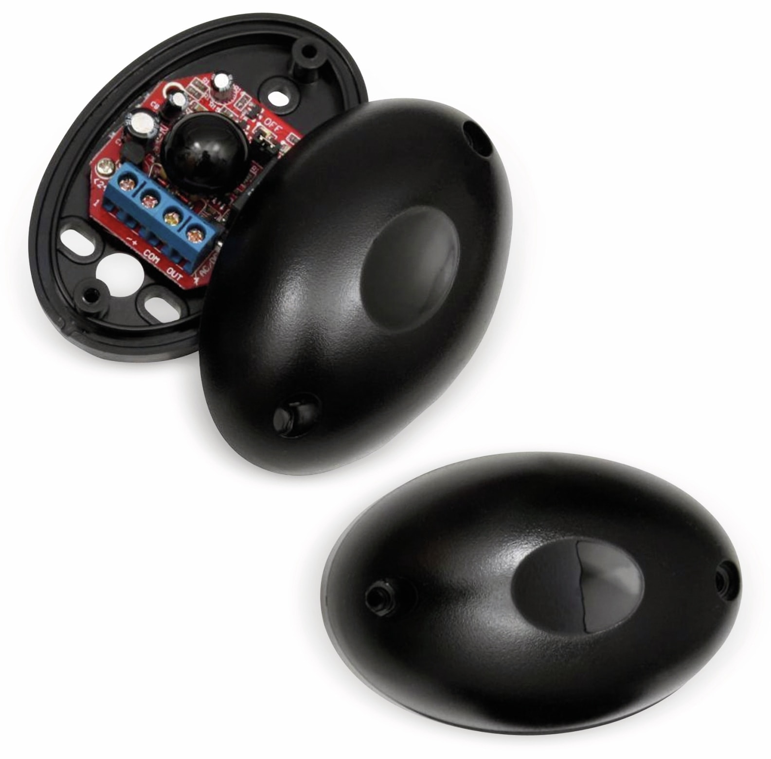 Universal IR-Lichtschranke mit Relais-Ausgang, 12...24 V AC/DC, NC/NO