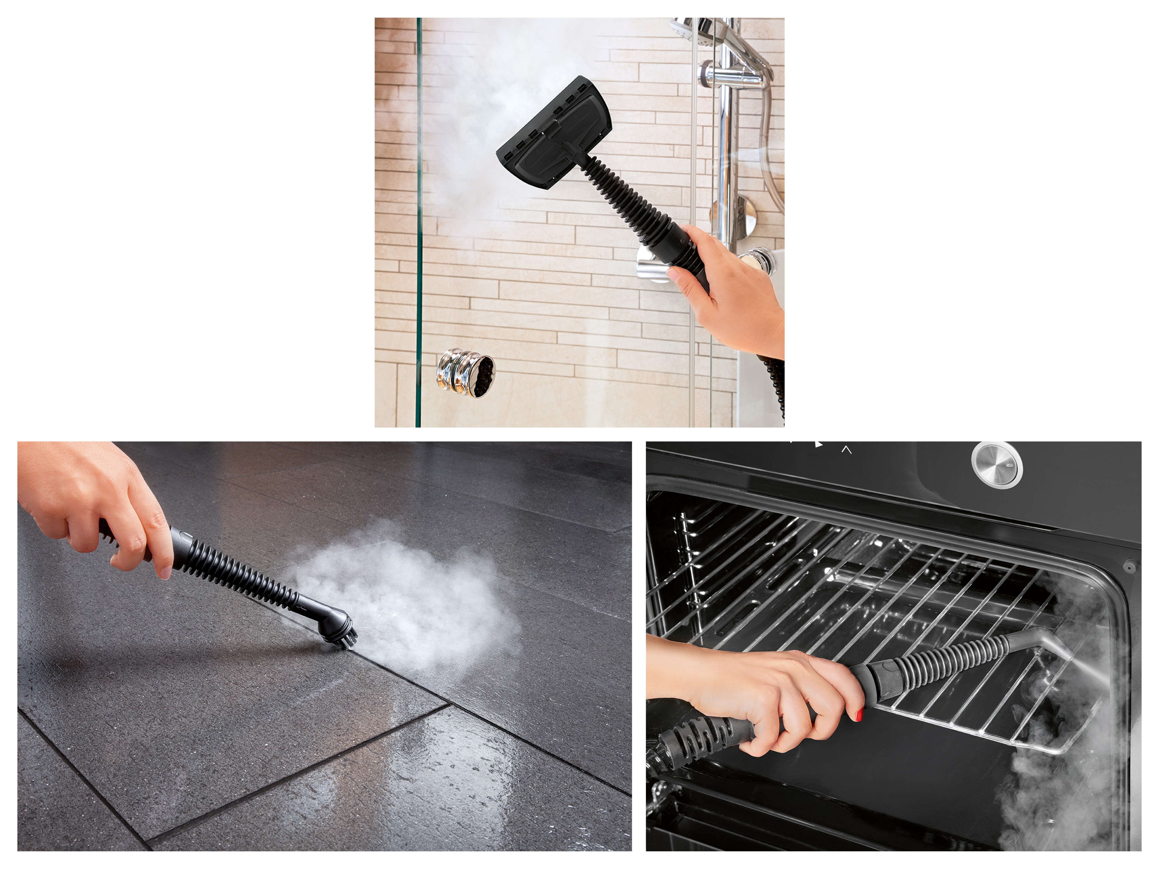 CLATRONIC Dampfreiniger DR 3653 Inkl. 9-teiligem Zubehör, 3,5 bar max.