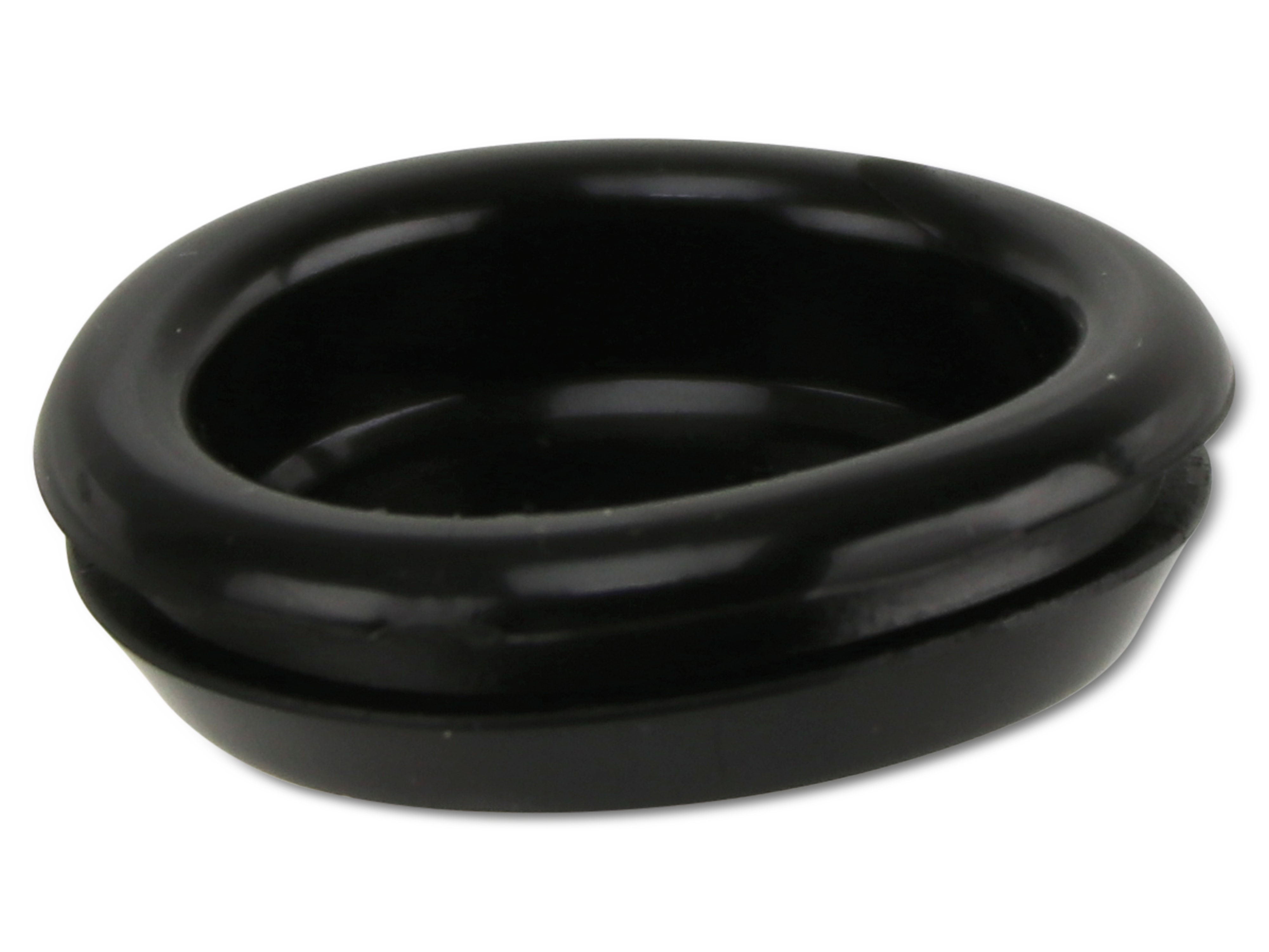 KSS Kabeldurchführungstülle PVC weich, schwarz, Plattenstärke 2,4, geschlossen, 1 Stück KSS Kabeldurchführungstülle PVC weich, schwarz, Plattenstärke 2,4, geschlossen, 1 Stück