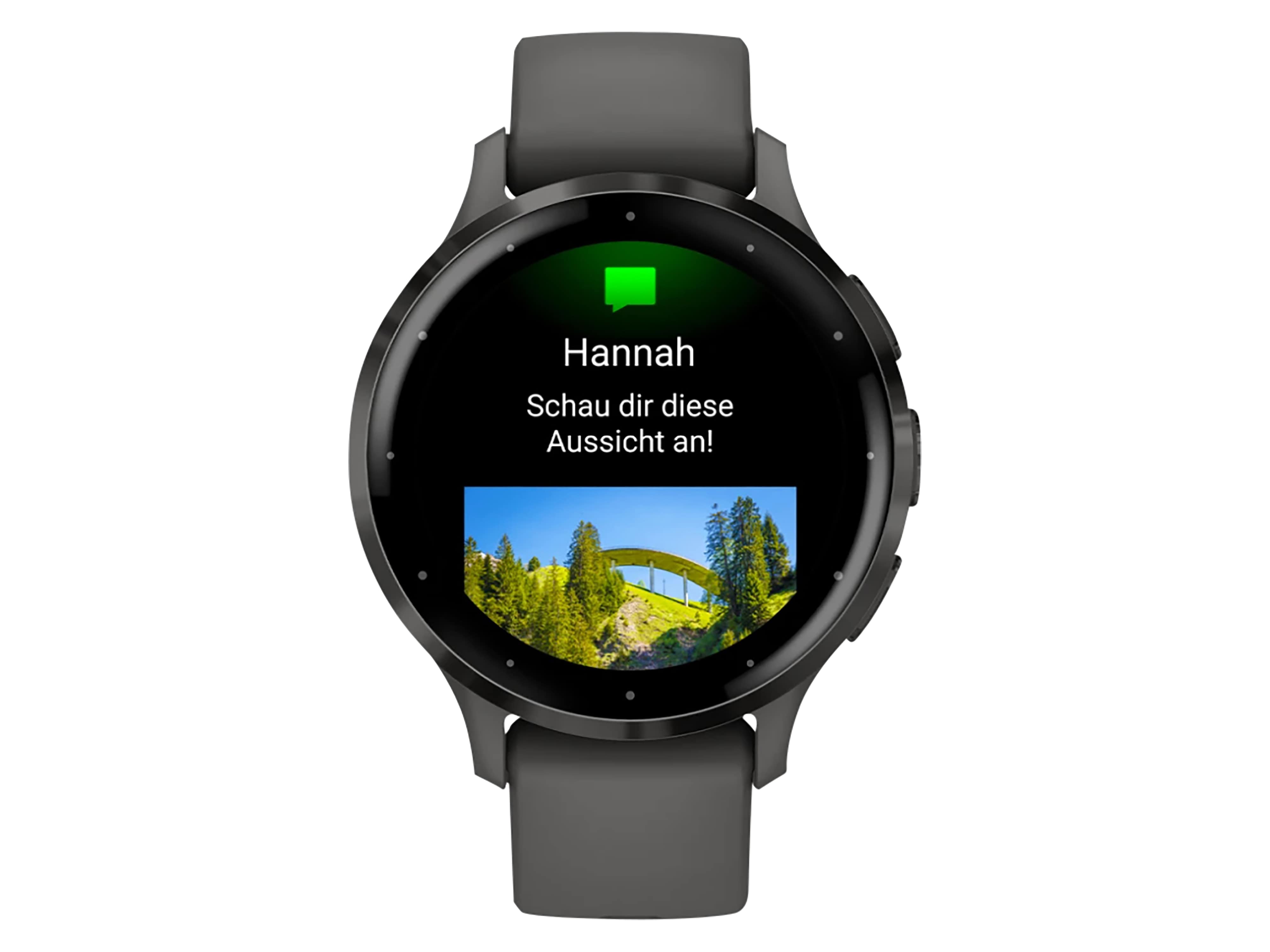 GARMIN Smartwatch Venu 3S kieselgrau/schiefergrau Silikon
