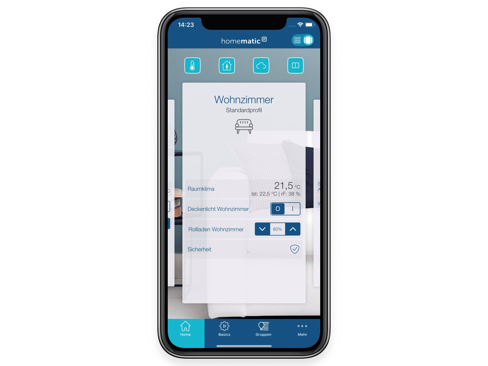HOMEMATIC IP Smart Home 153501A0 Kontakt-Schnittstelle Unterputz, 6-fach