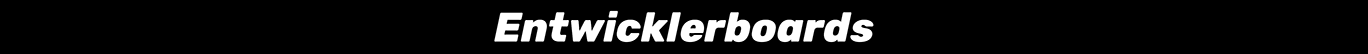 Entwicklerboards