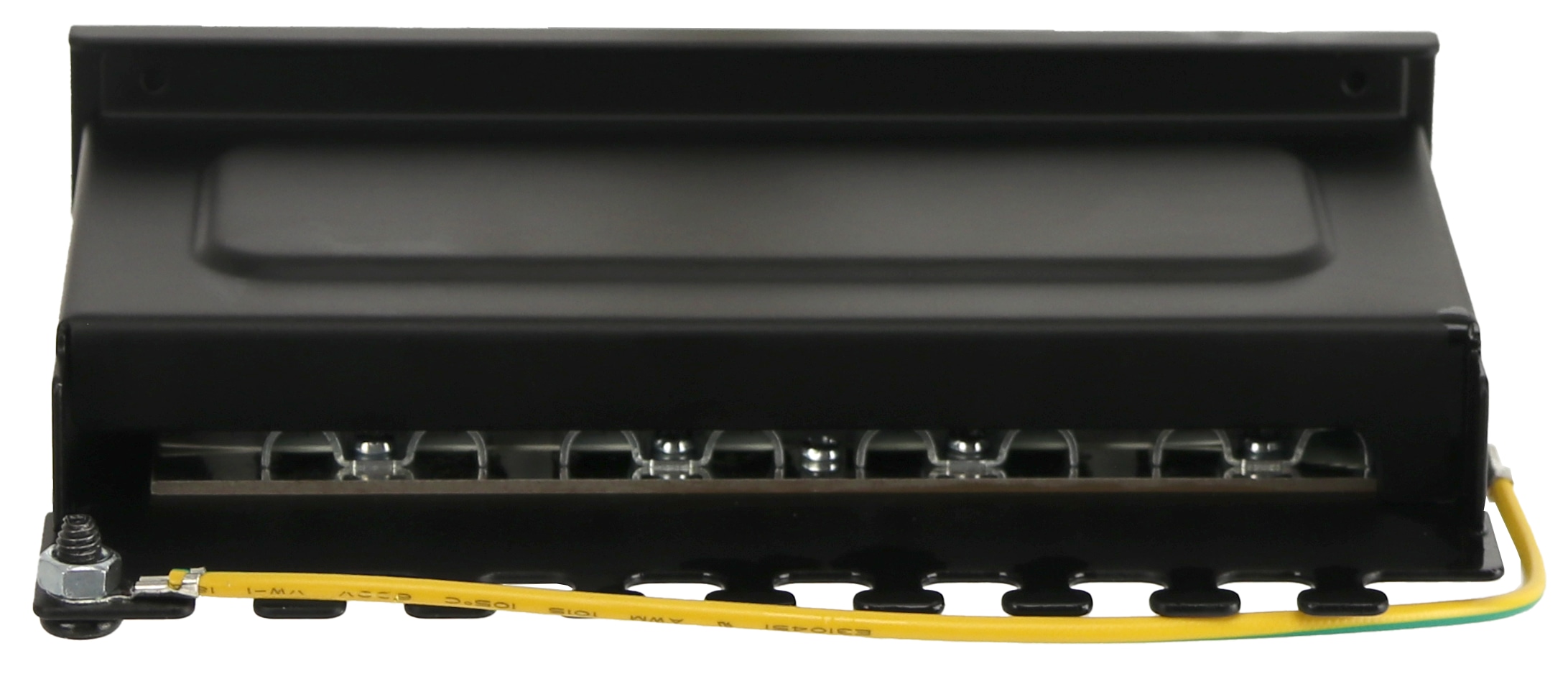 RED4POWER CAT.6a Patchpanel R4-N109S, 8-fach, schwarz