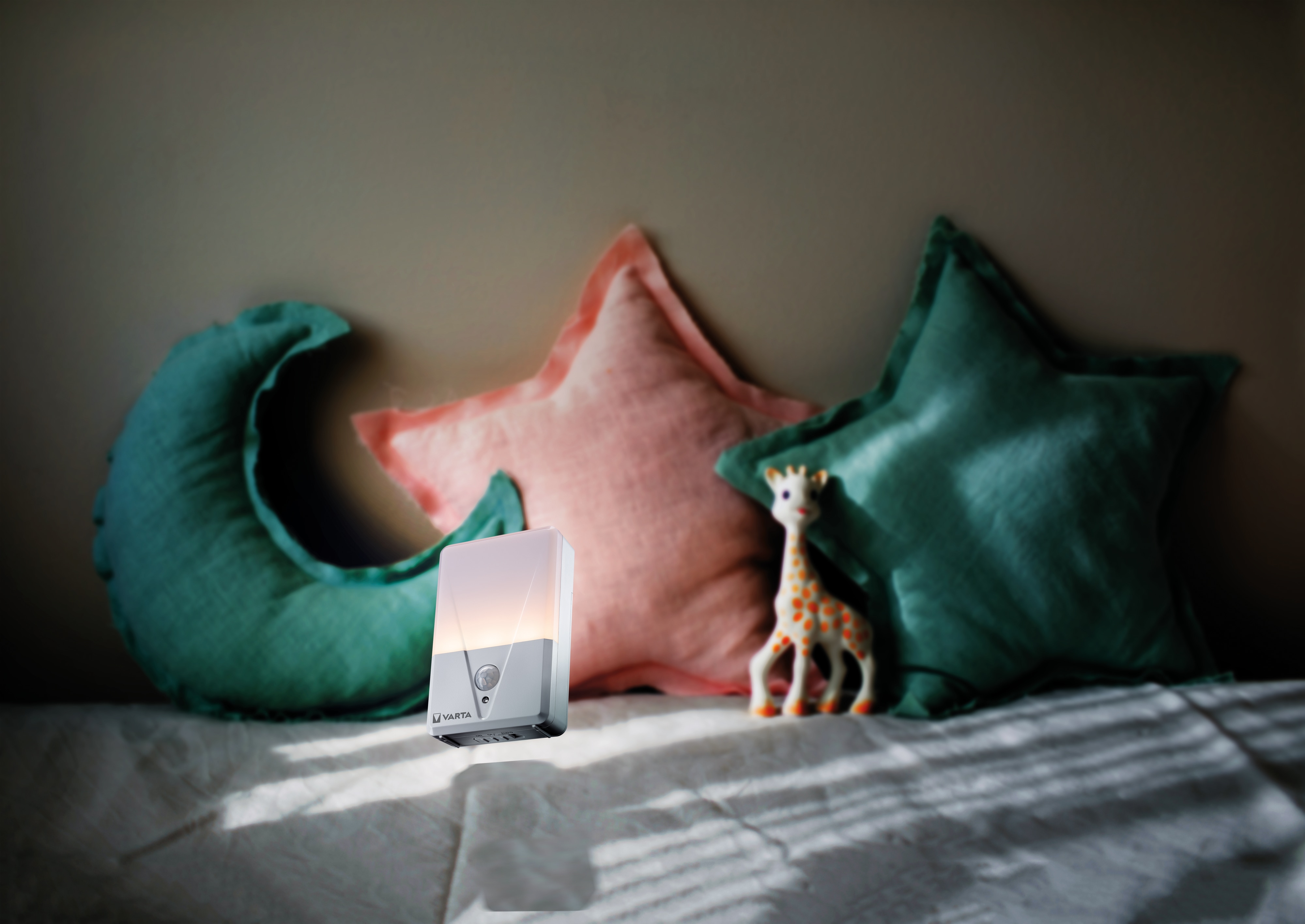 VARTA LED-Nachtlicht Motion Sensor, 17 lm, Batteriebetrieb, 2 Stück