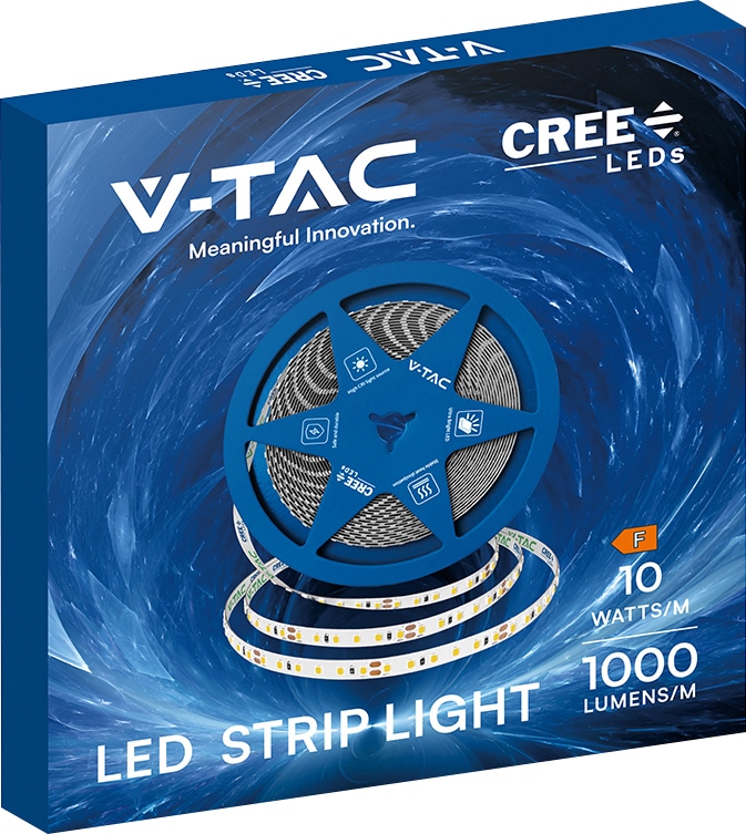 V-TAC LED-Stripe VT-2126246, 100W, EEK: F, 1000lm, 6500K, 120°, 24V, 10m V-TAC LED-Stripe VT-2126246, 100W, EEK: F, 1000lm, 6500K, 120°, 24V, 10m