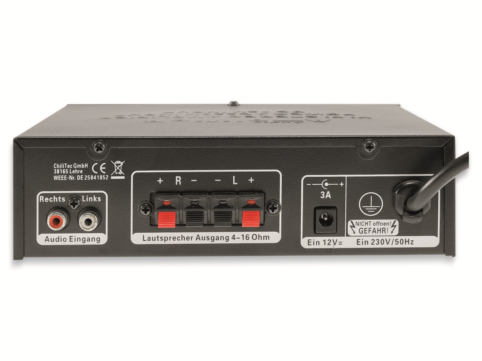 CHILITEC Mini-HiFi-Verstärker CTA-100 pro, USB, Fernbedienung, Bluetooth CHILITEC Mini-HiFi-Verstärker CTA-100 pro, USB, Fernbedienung, Bluetooth