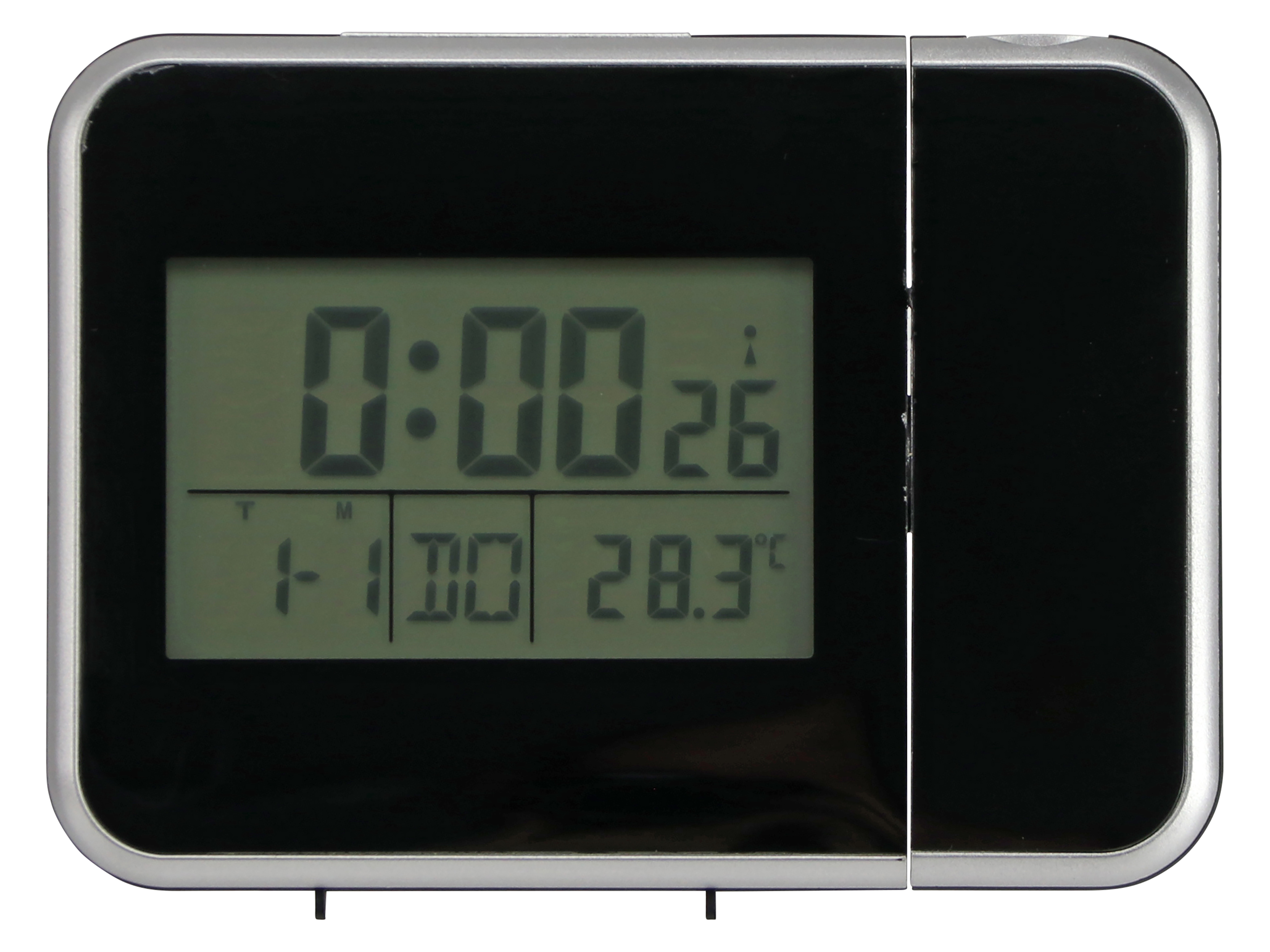 Digitale Funkuhr 9663, Datumsanzeige, Temperaturanzeige