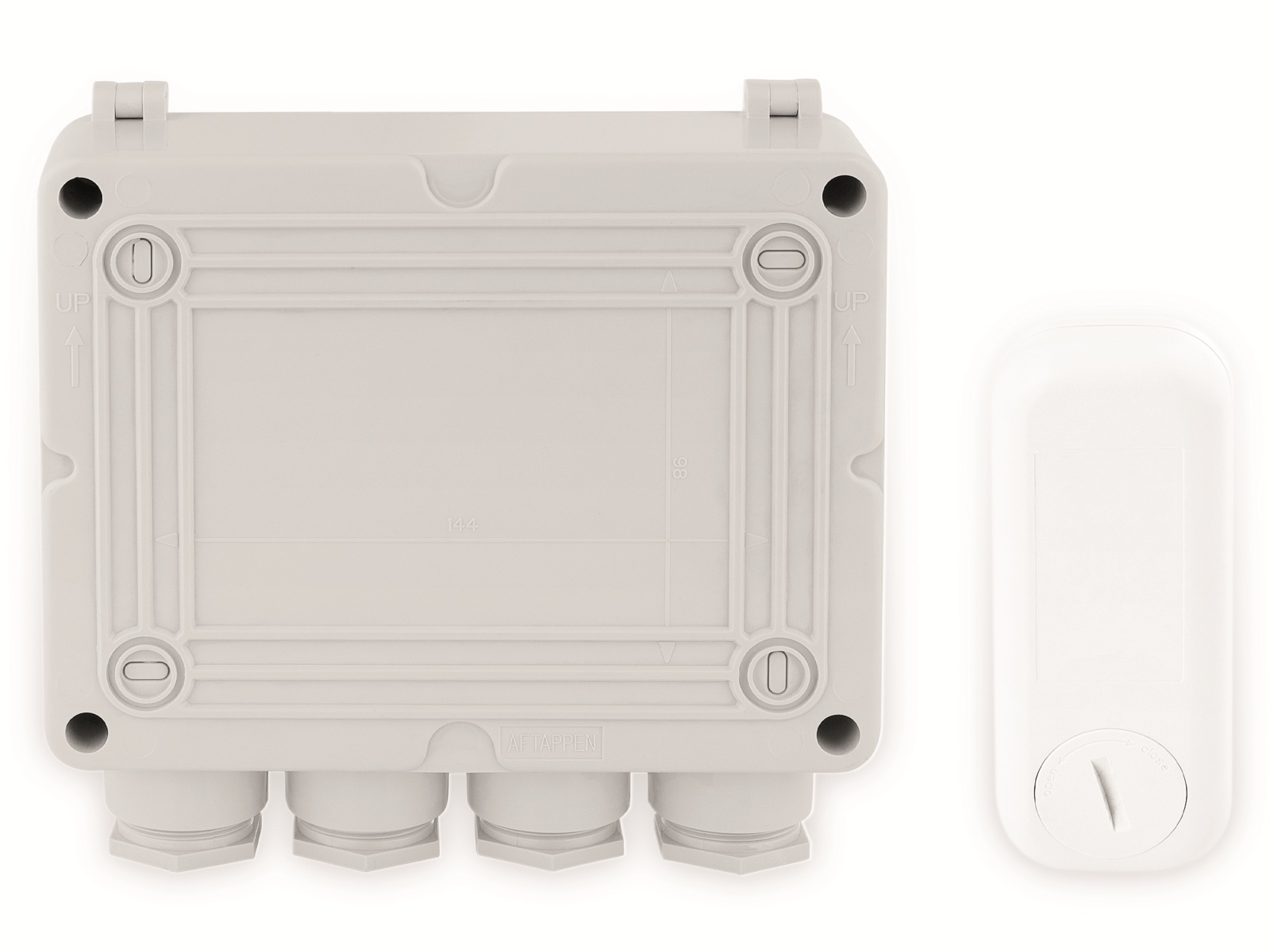SMARTWARES Funk-Schalterbox SH4-99652, 3-Kanal-Schalter-Set, Außenbereich