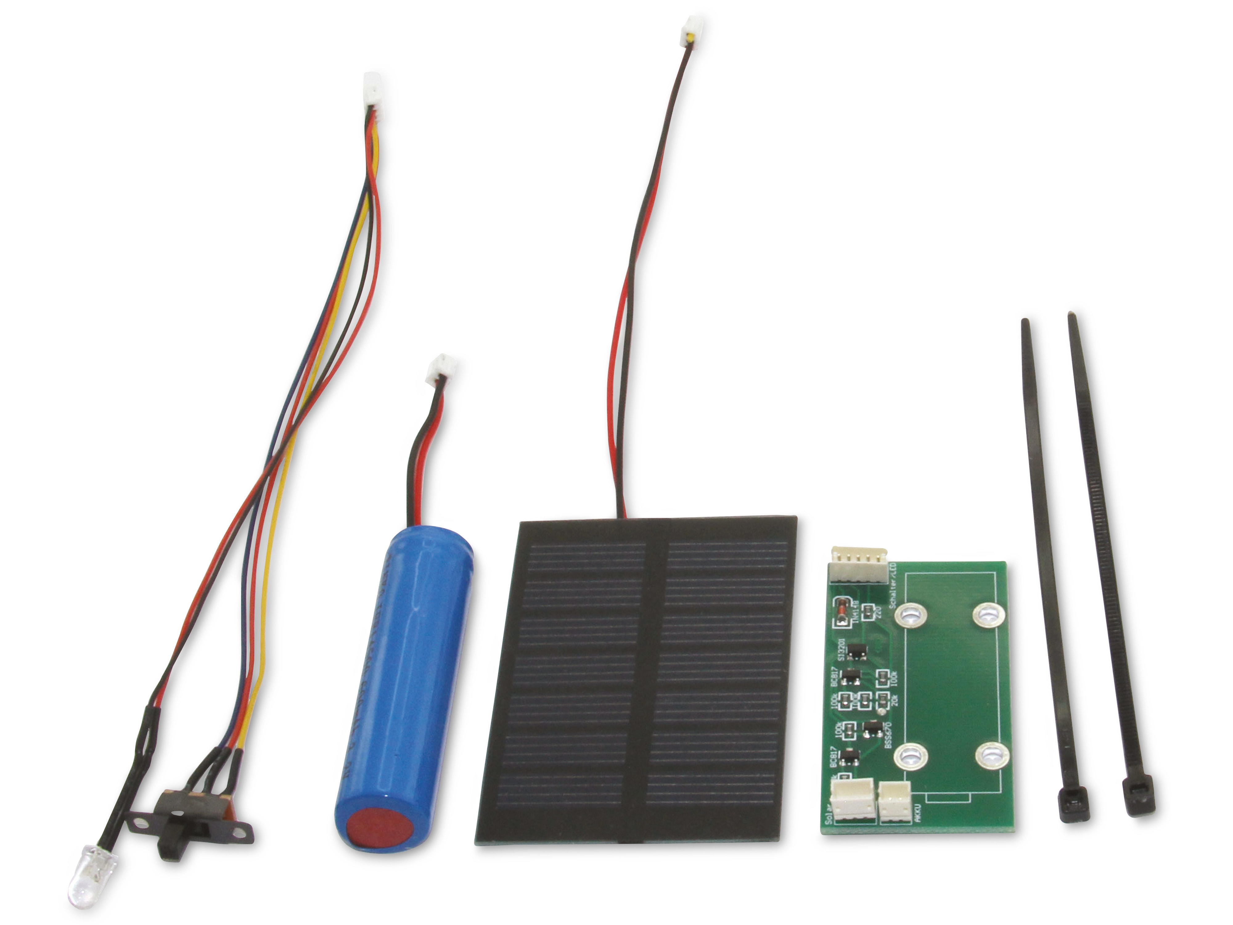 SOL-EXPERT Solar Leuchteinheit "LongLife" mit LED, Schalter und Solarmodul
