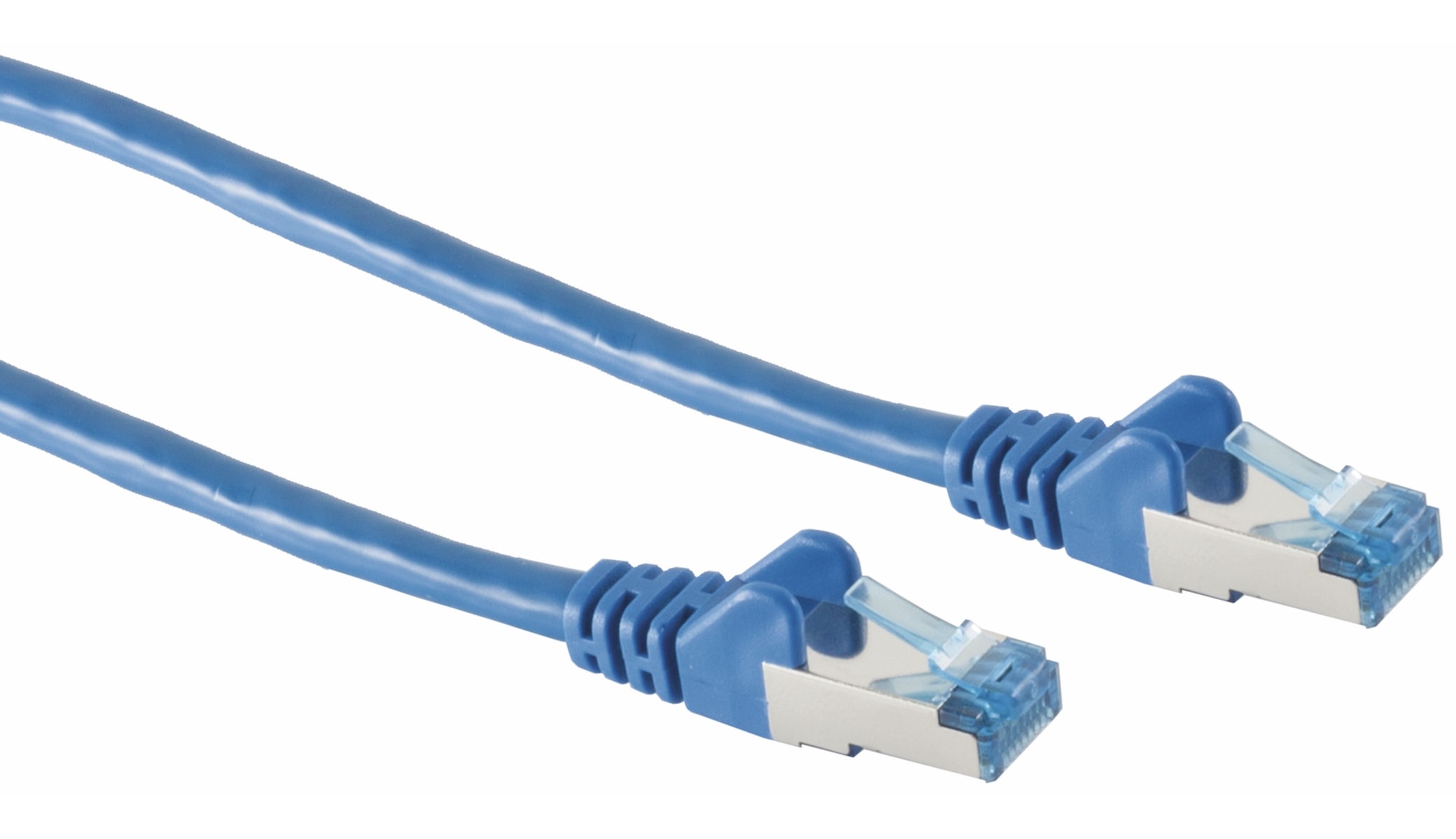 S-IMPULS CAT.6A Patchkabel, 0,5 m, blau