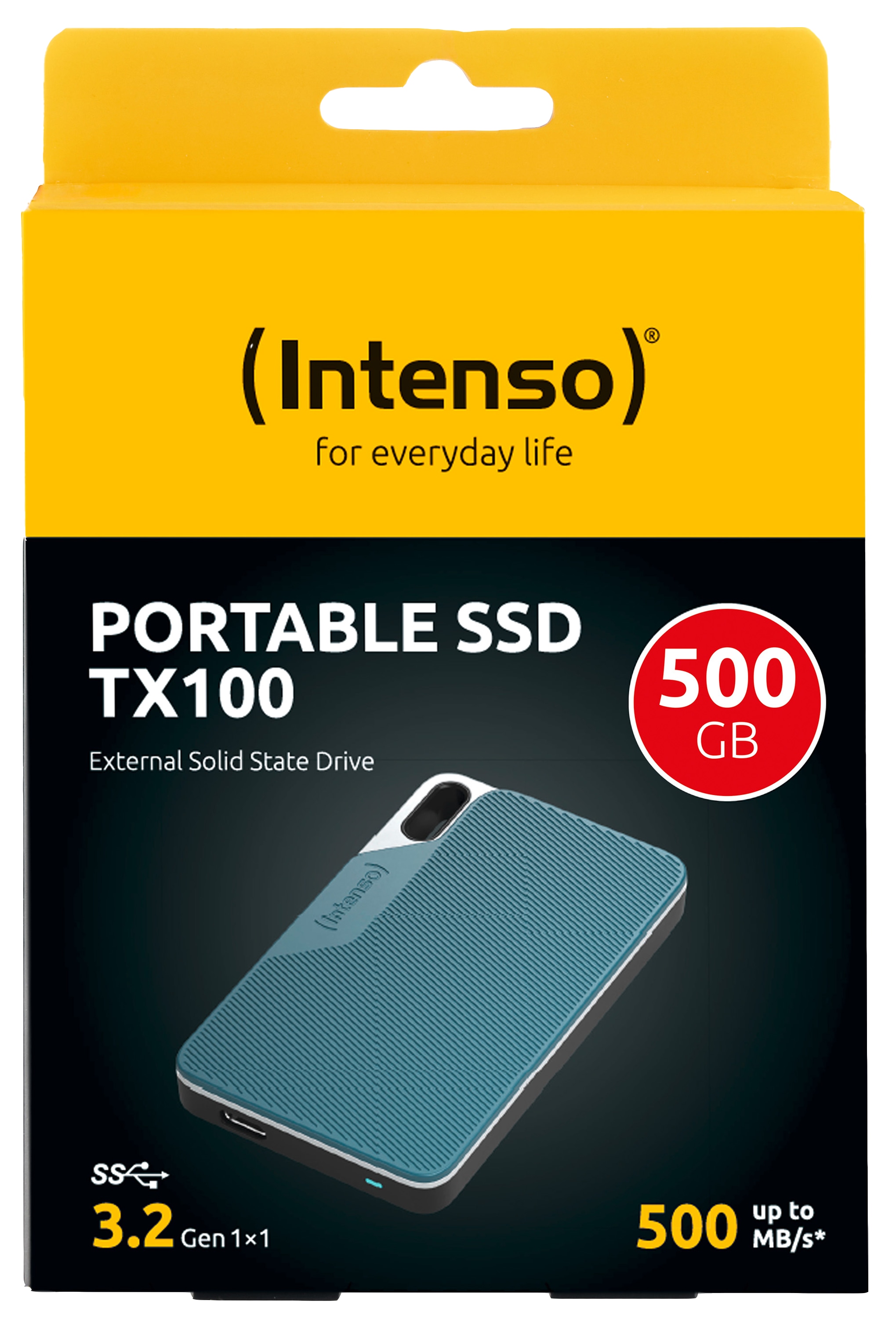 INTENSO USB 3.2-SSD TX100 500GB