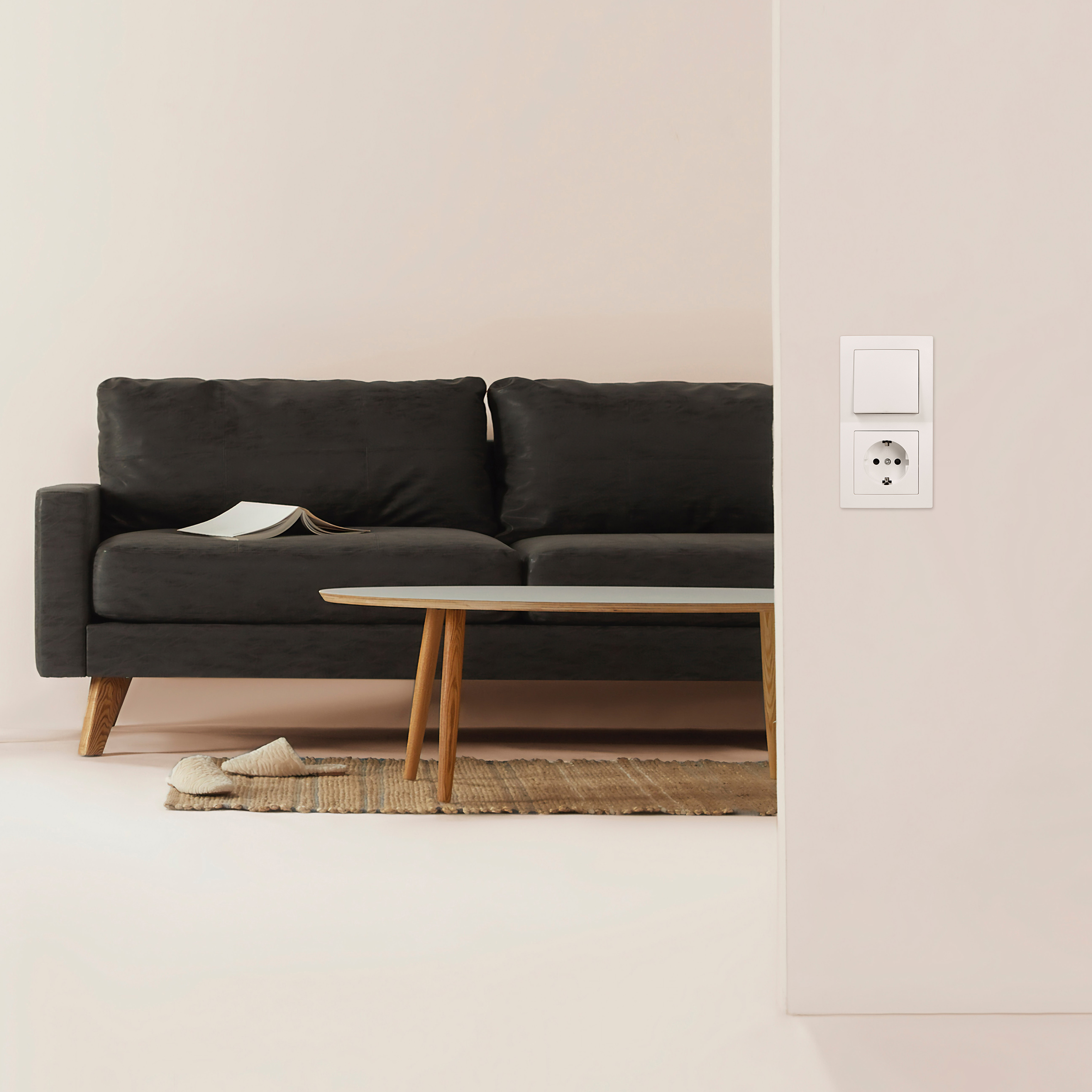 MCPOWER Schalter und Steckdosen Set Flair "Einfamilienhaus", 95-teilig, weiß