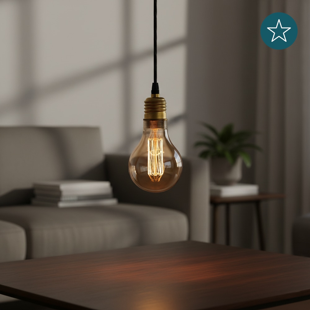 LUXULA LED-Filament-Lampe,, Vintage Bulb, E27, 2,3W, 65lm, 1800K