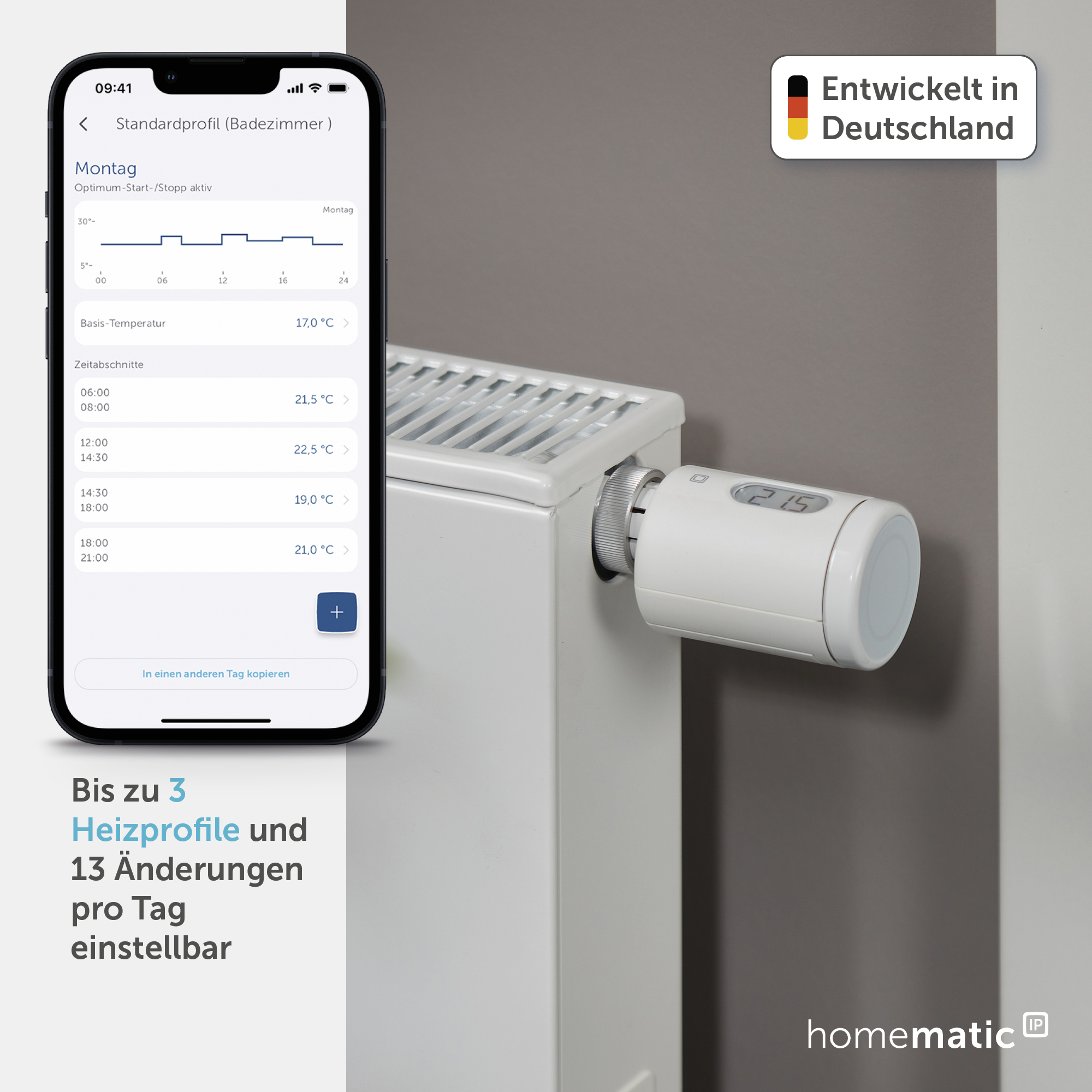 HOMEMATIC IP 162165A0 Starterset Heizen Pure