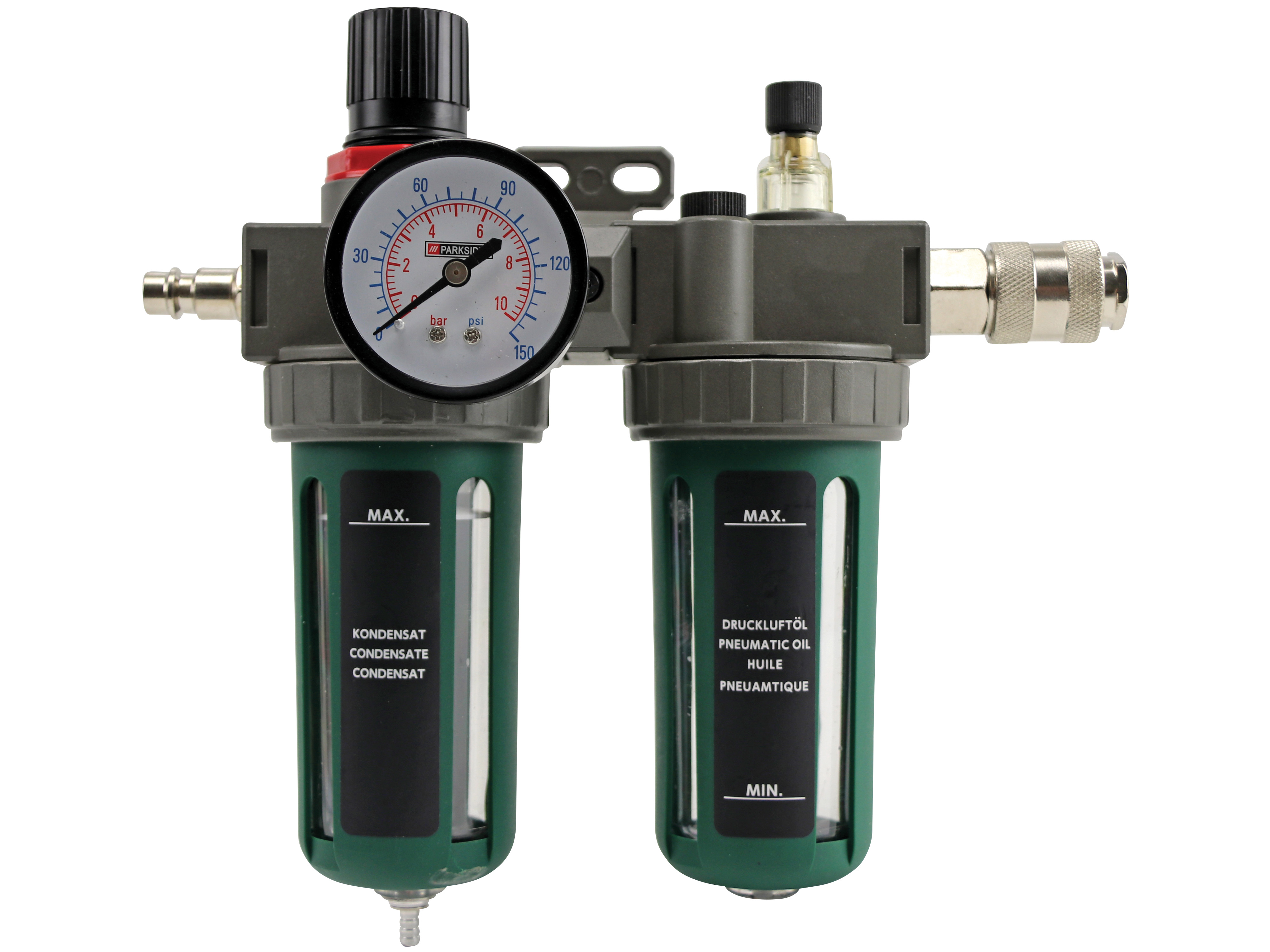 Druckluft-Wartungseinheit, 8 bar, 1/4"