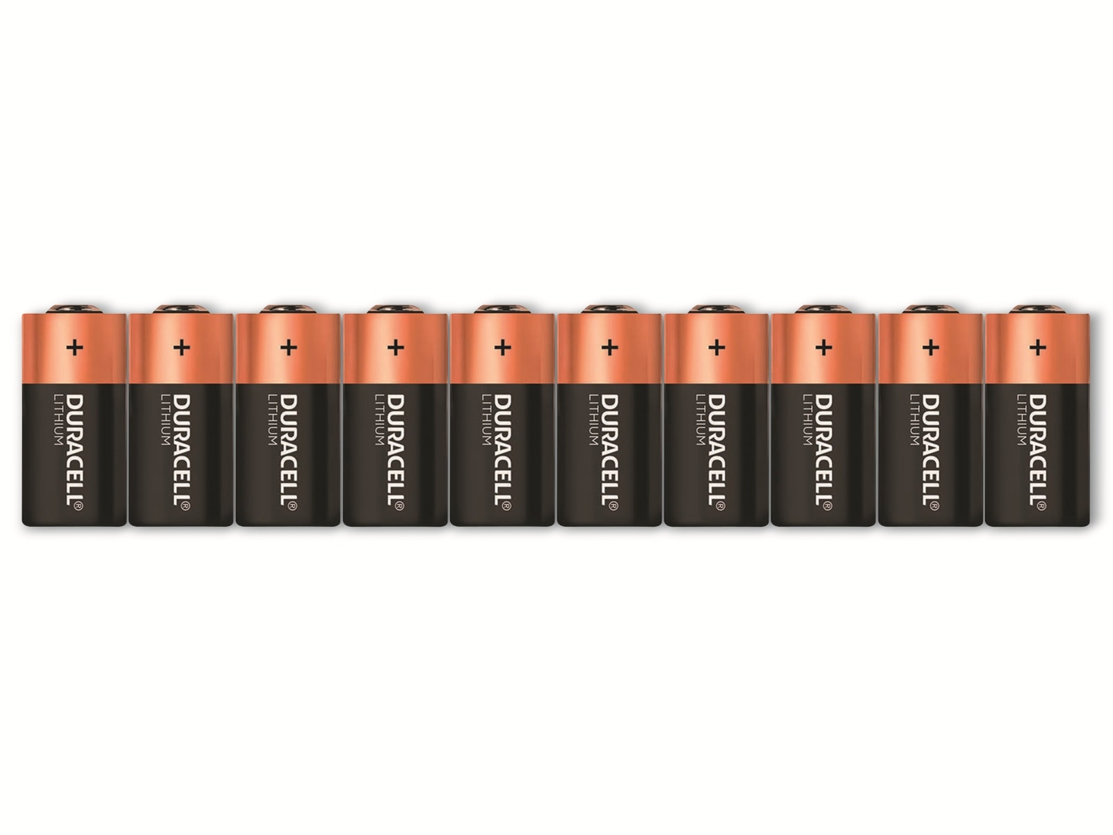 DURACELL Lithium-Batterie, Lithium, CR123A, 10 Stück DURACELL Lithium-Batterie, Lithium, CR123A, 10 Stück