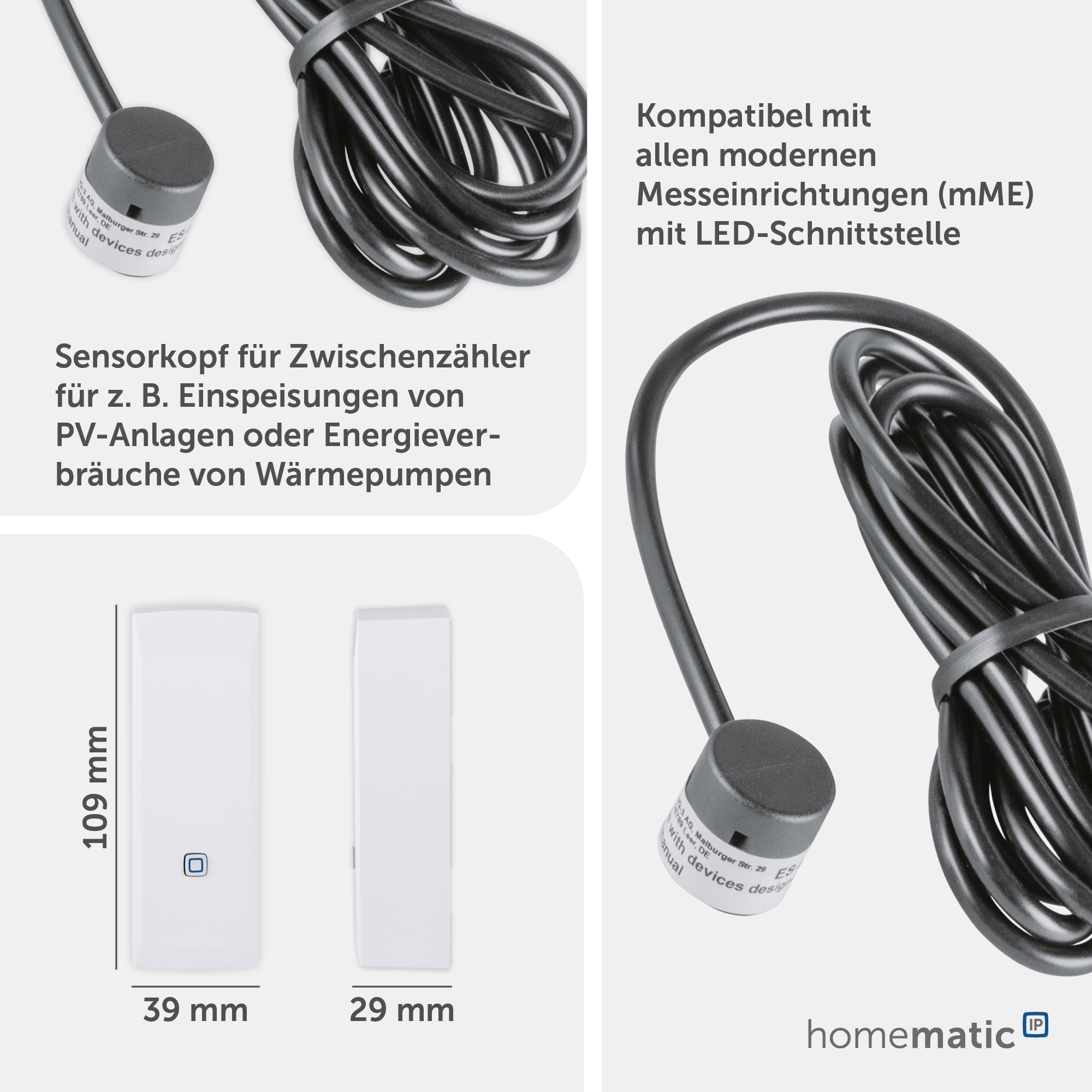 HOMEMATIC IP Schnittstelle für digitale Stromzähler