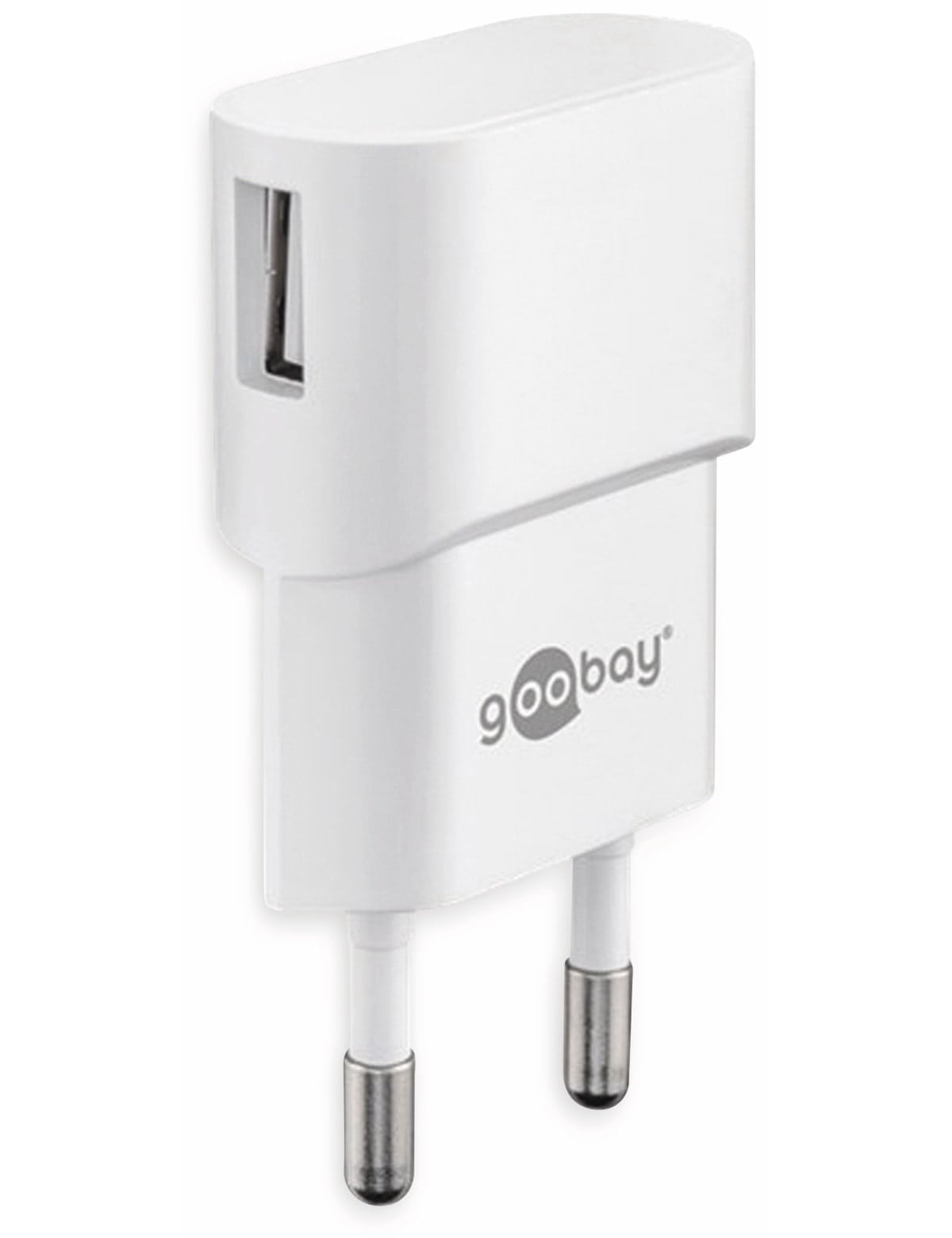 GOOBAY USB-Lader 44948, 1 A, 5 W, weiß GOOBAY USB-Lader 44948, 1 A, 5 W, weiß