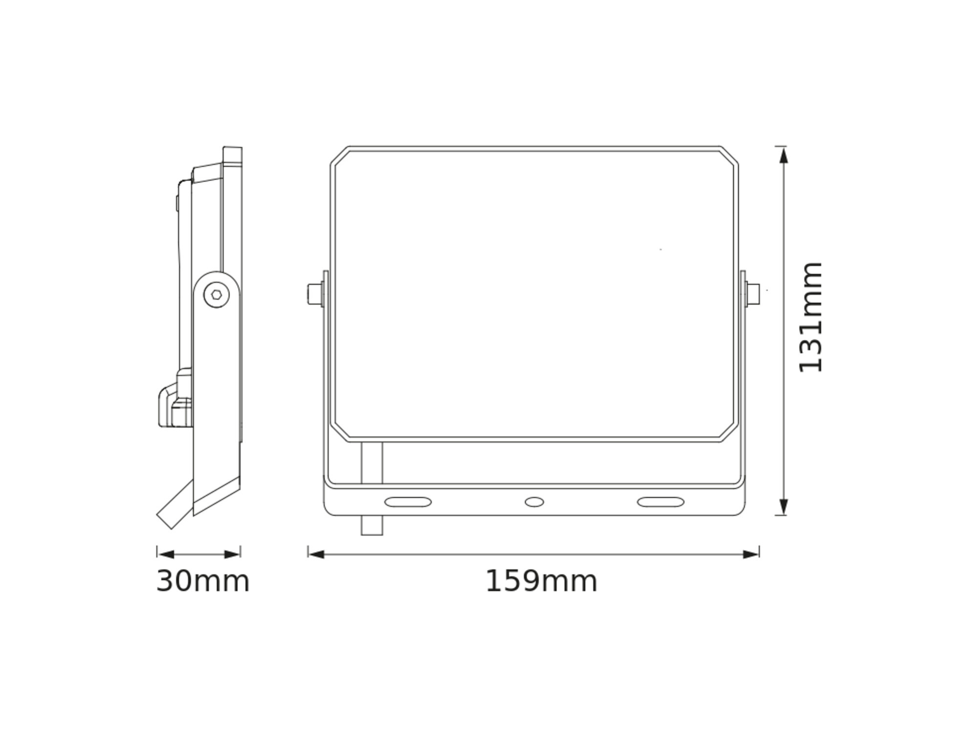 OSRAM LED-Fluter, 30W, 2700lm, 6500K, 105°, IP65, kaltweiß